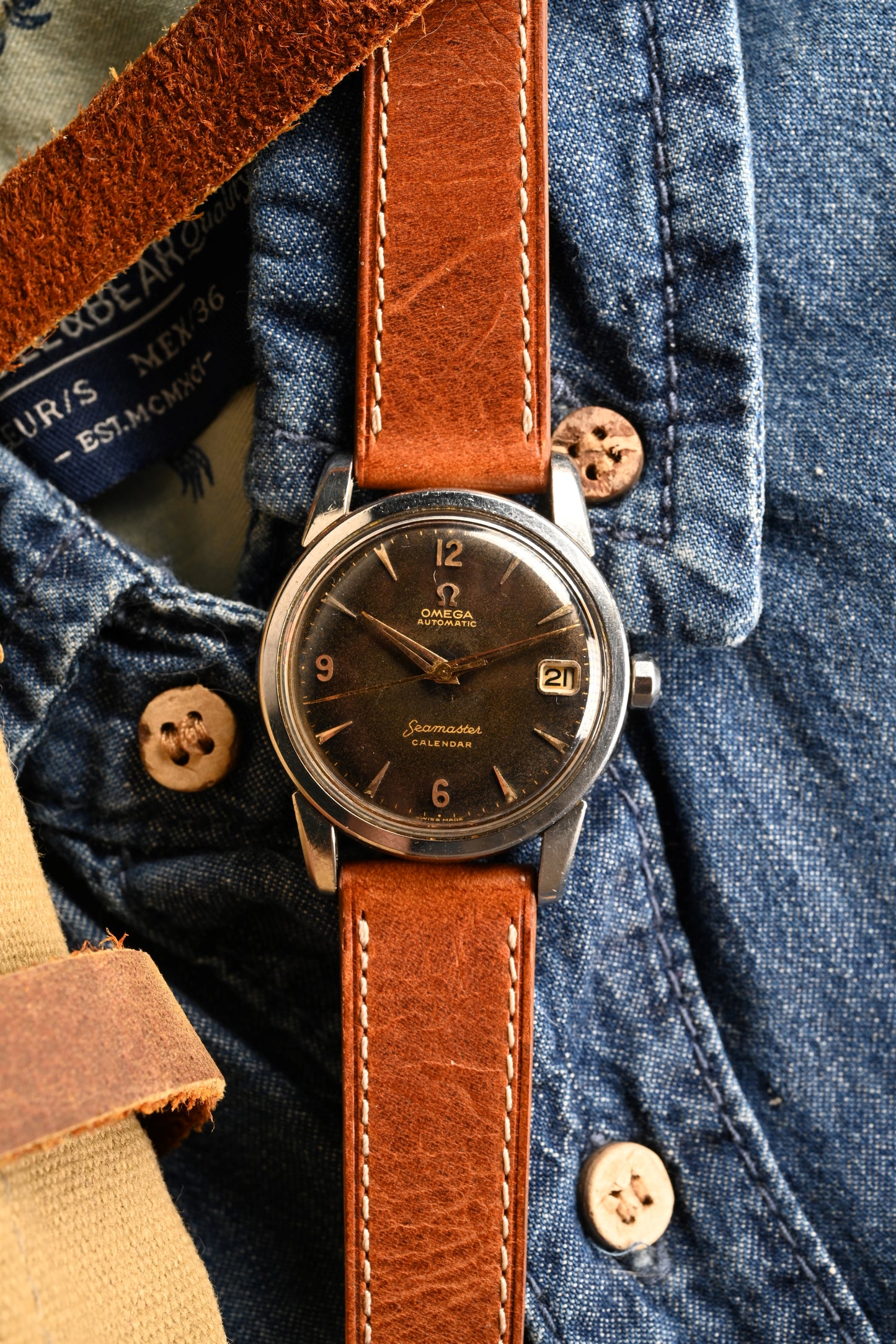 Omega Seamaster 2849 gilt tropical dial