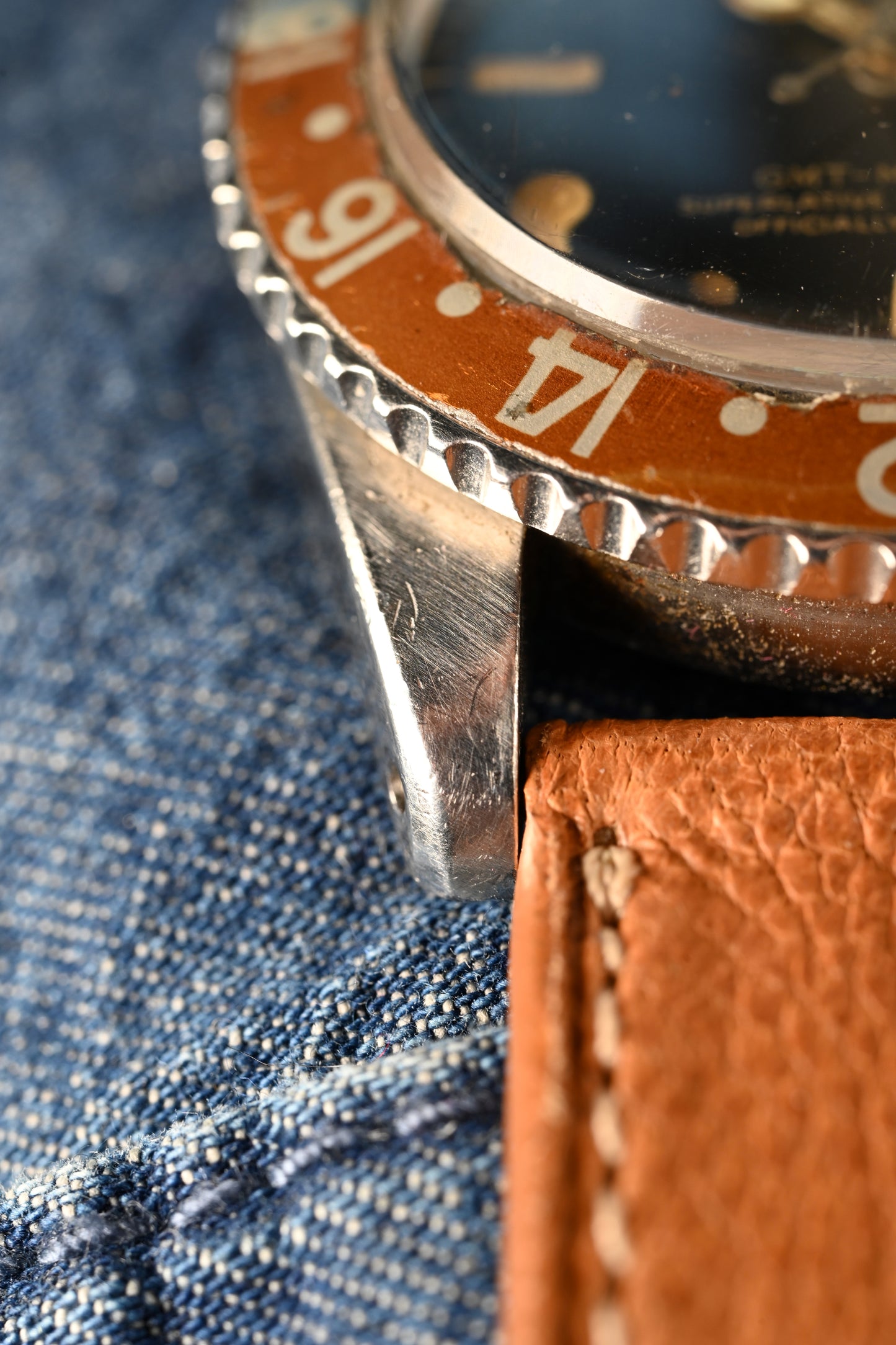 Rolex 1675 PCG bezel