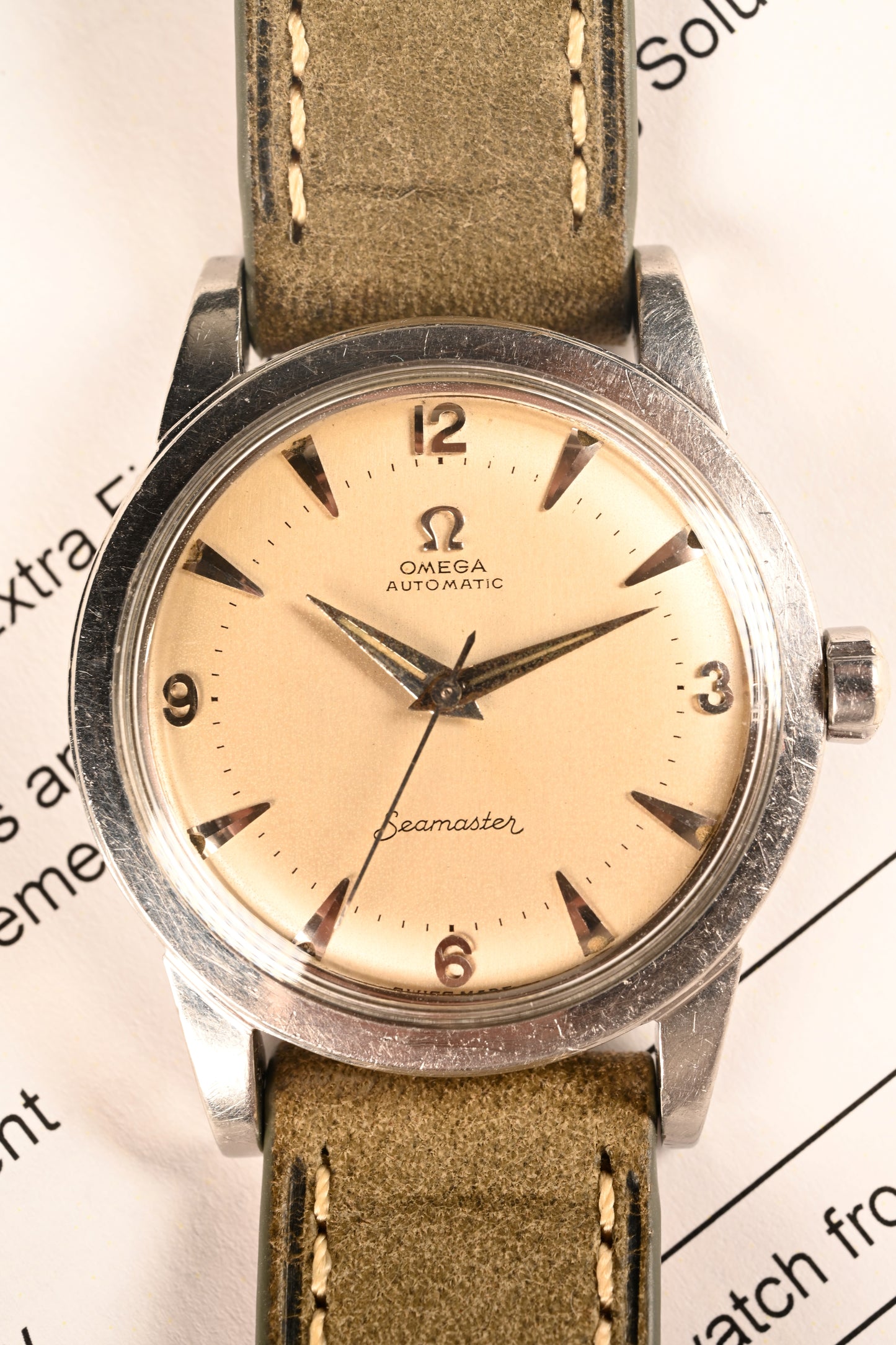 Omega Seamaster 2577 Arabic - Serviced w/ 1 year warranty.