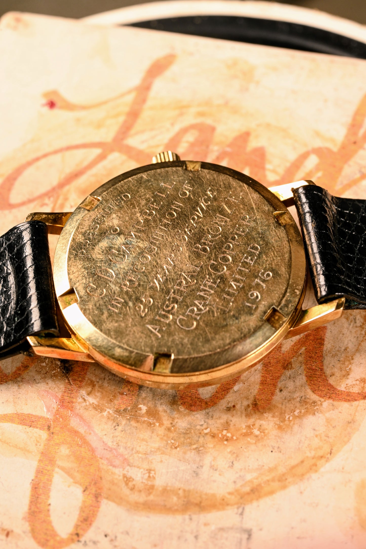 Omega Geneve 9kt Linen Dial