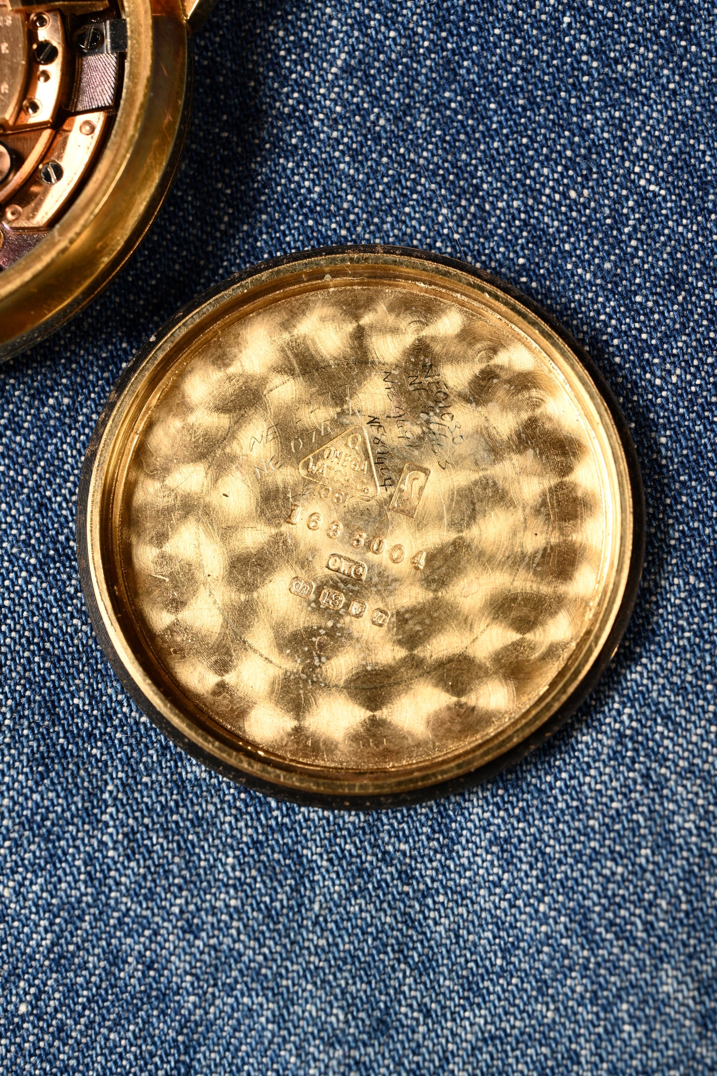 Omega Constellation 168.5004 inside case back