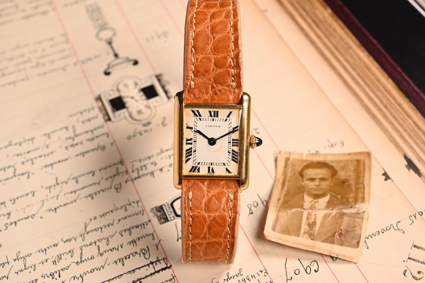 Cartier Tank Louis with french hallmarks