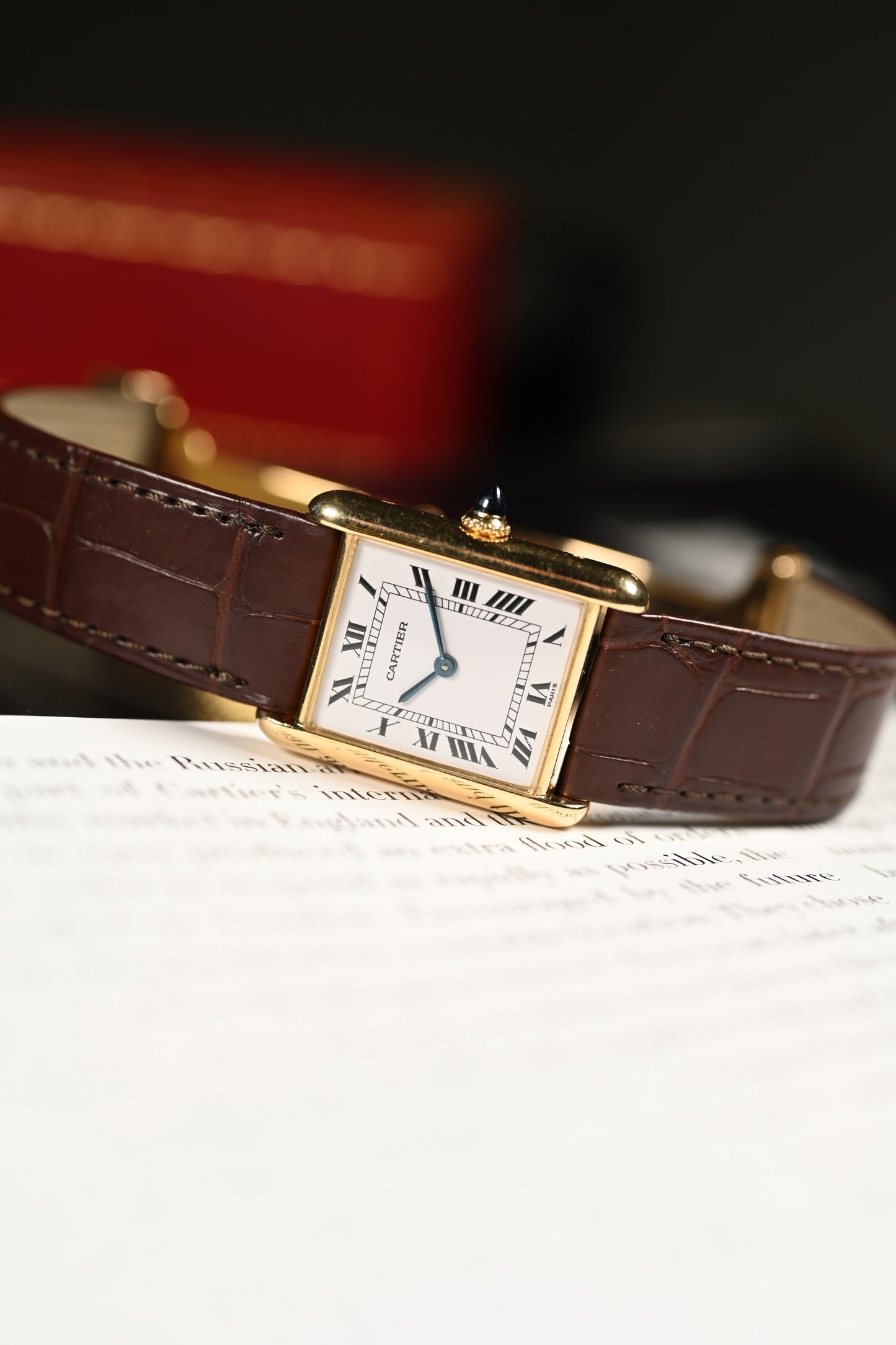 Cartier Tank Louis 78086 Paris dial