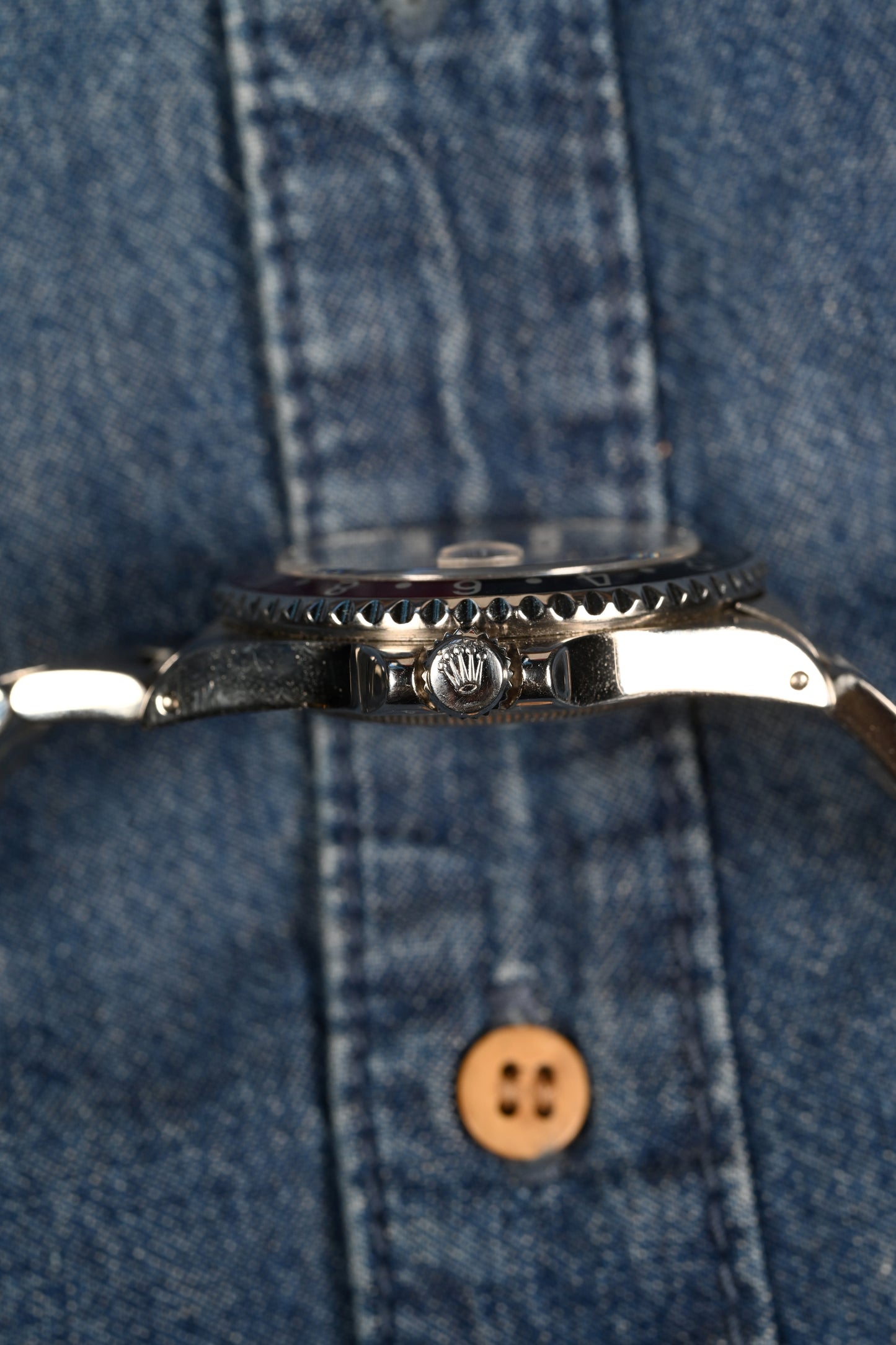 Rolex GMT 16700 "Swiss Only" Dial - Coke w/ extra bezel.
