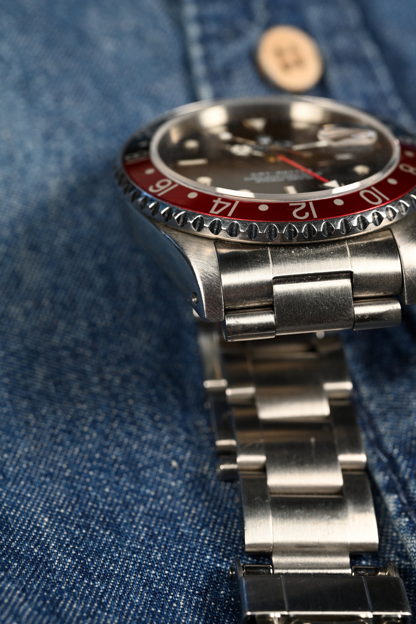 Rolex GMT 16700 "Swiss Only" Dial - Coke w/ extra bezel.
