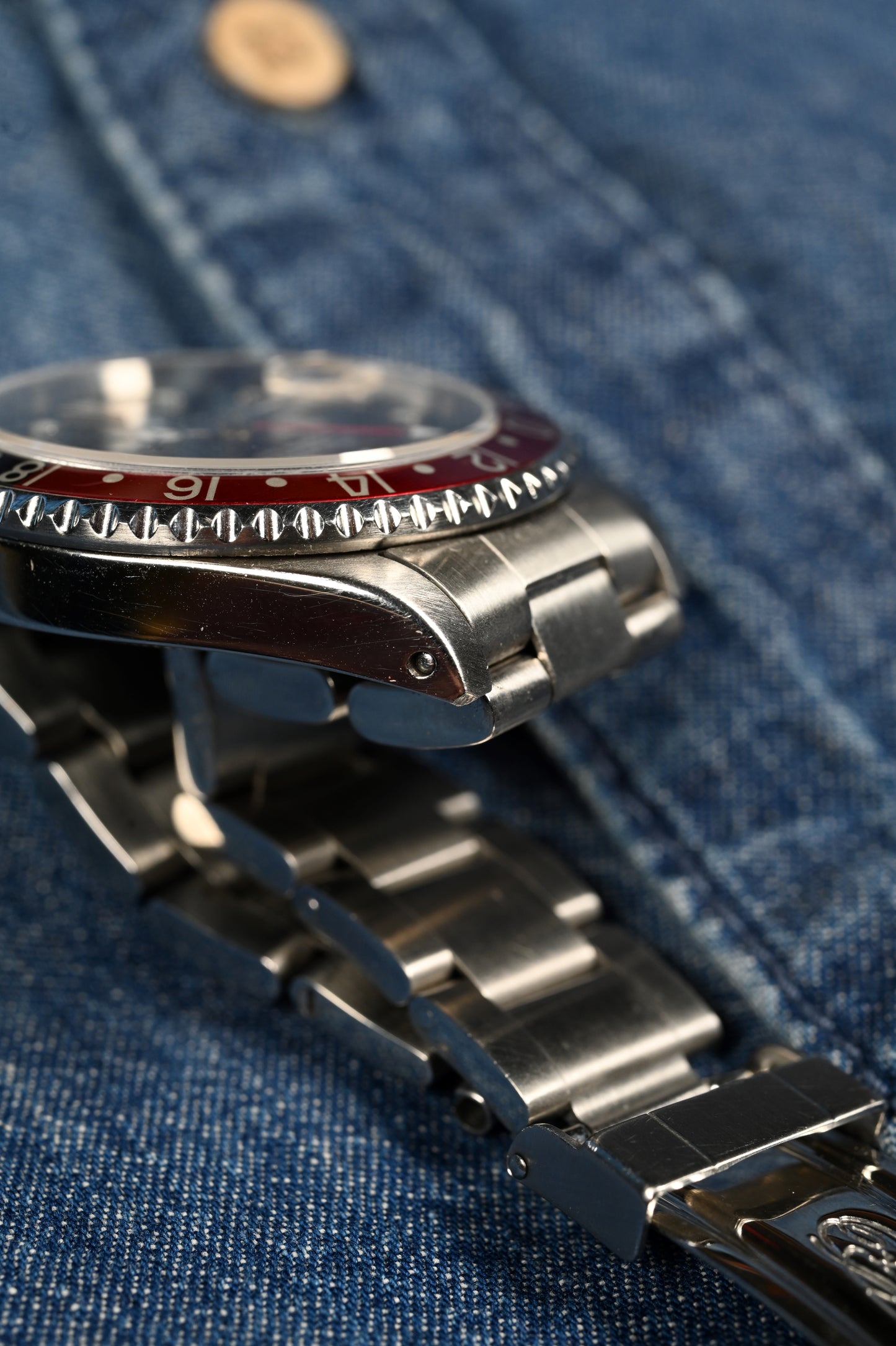 Rolex GMT 16700 "Swiss Only" Dial - Coke w/ extra bezel.