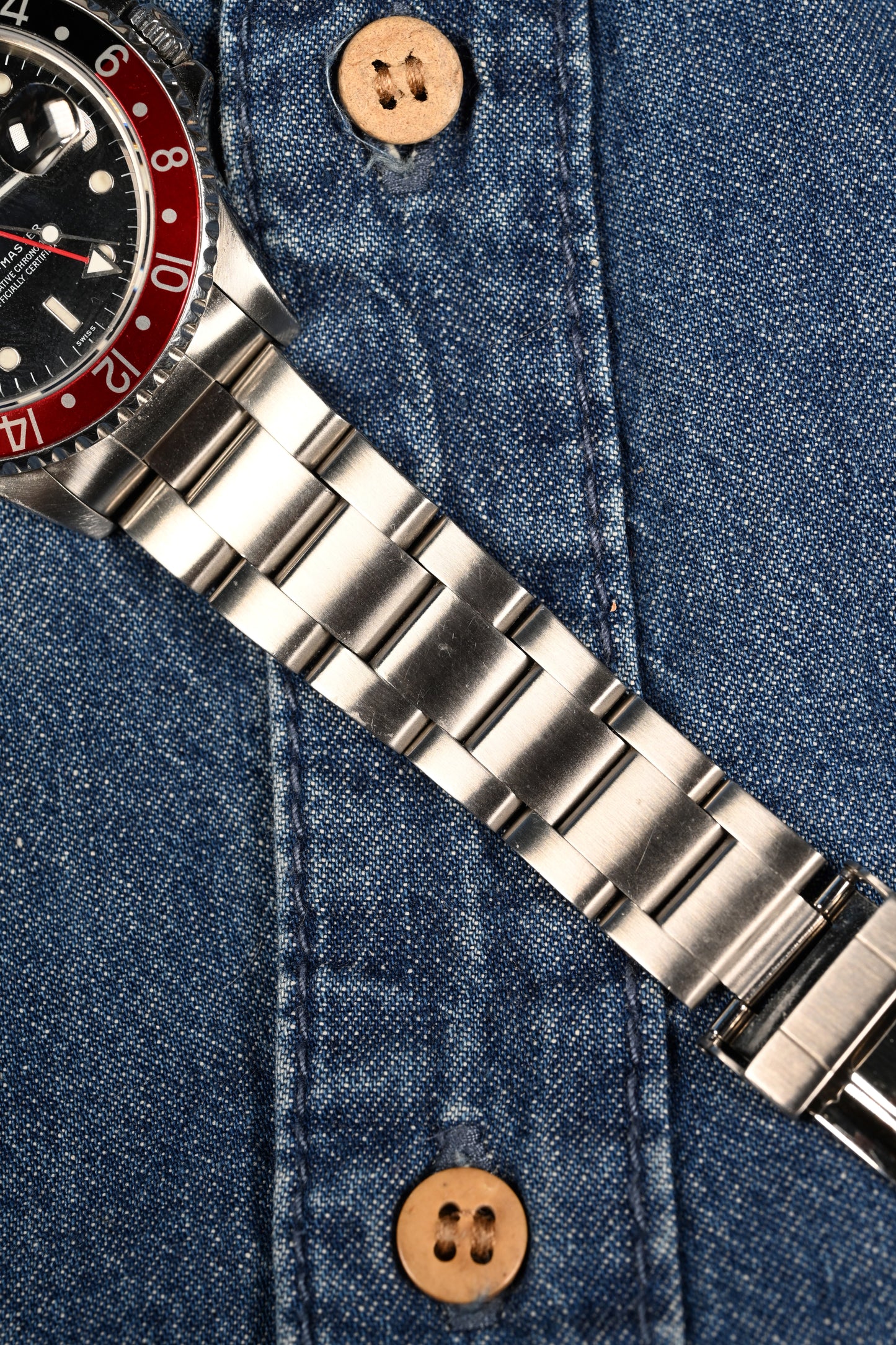 Rolex GMT 16700 "Swiss Only" Dial - Coke w/ extra bezel.