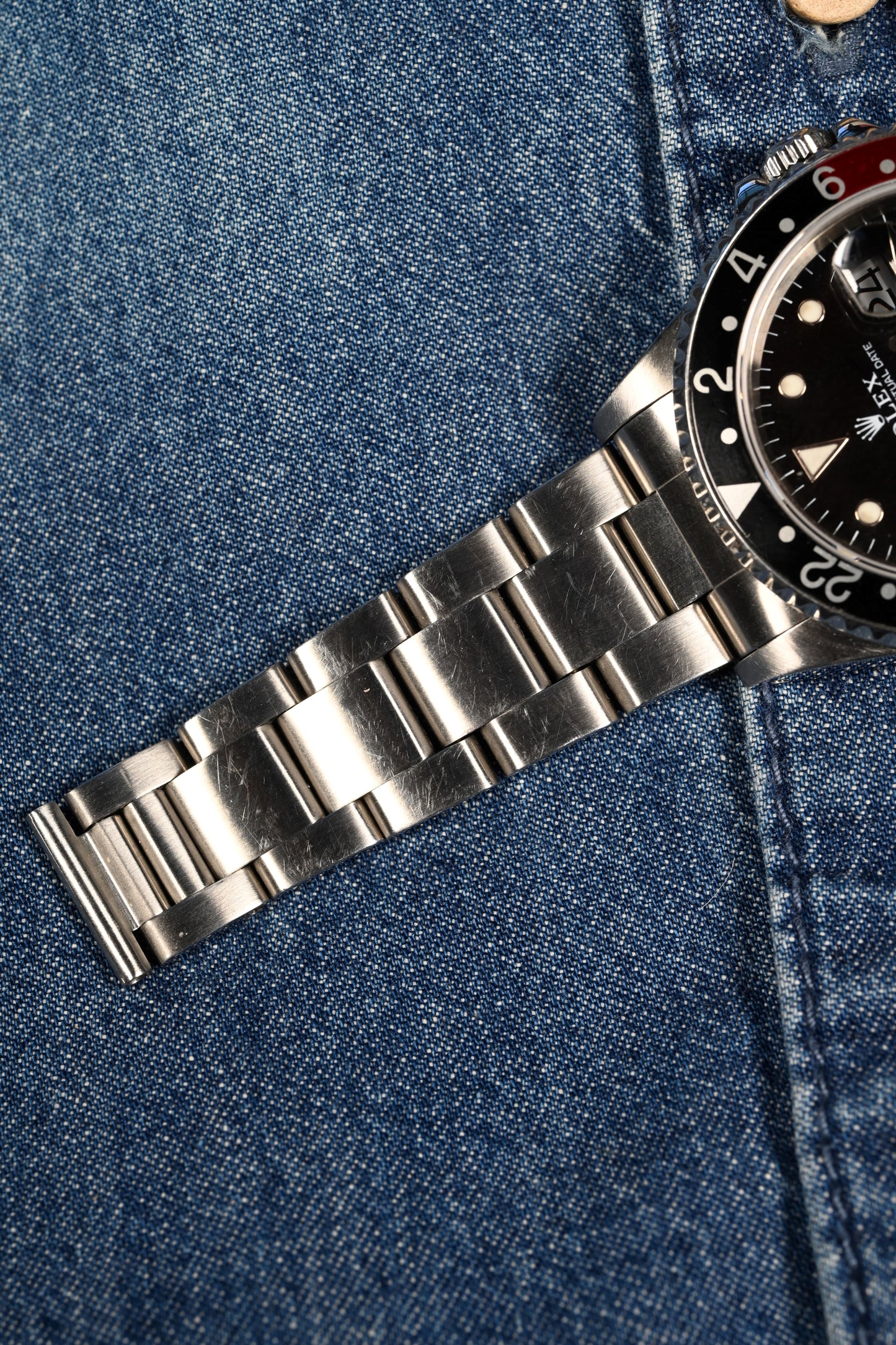 Rolex GMT 16700 "Swiss Only" Dial - Coke w/ extra bezel.