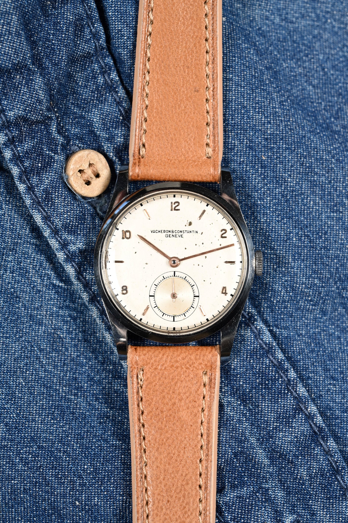 Vacheron & Constantin 4073 - Steel w/ Rose Gold indices