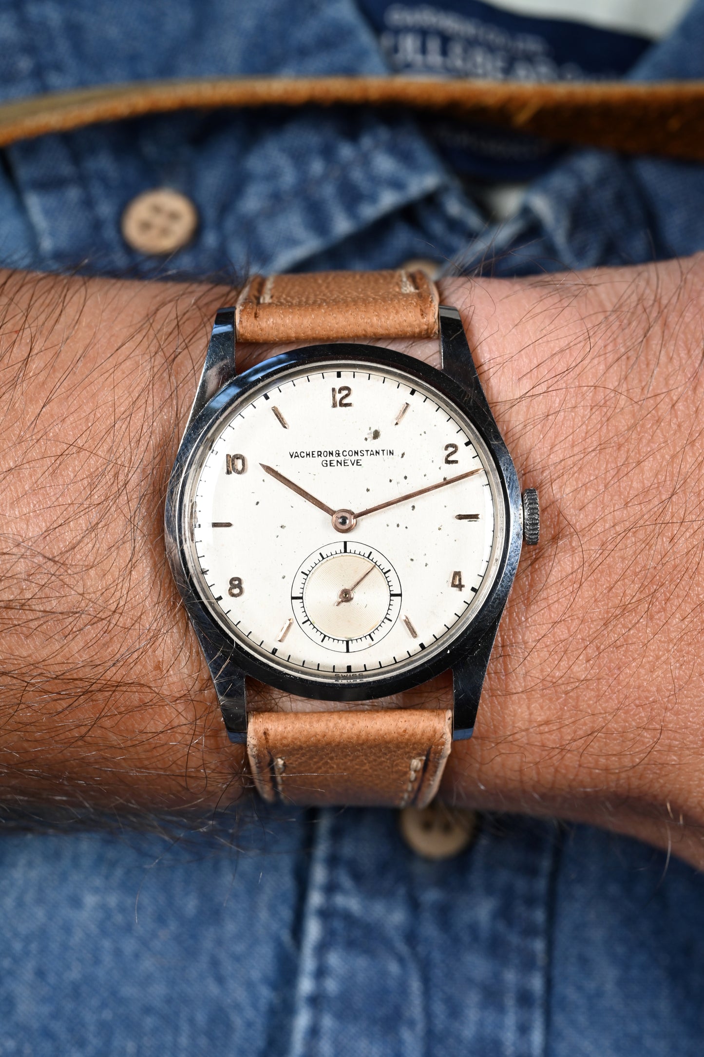 Vacheron & Constantin 4073 - Steel w/ Rose Gold indices