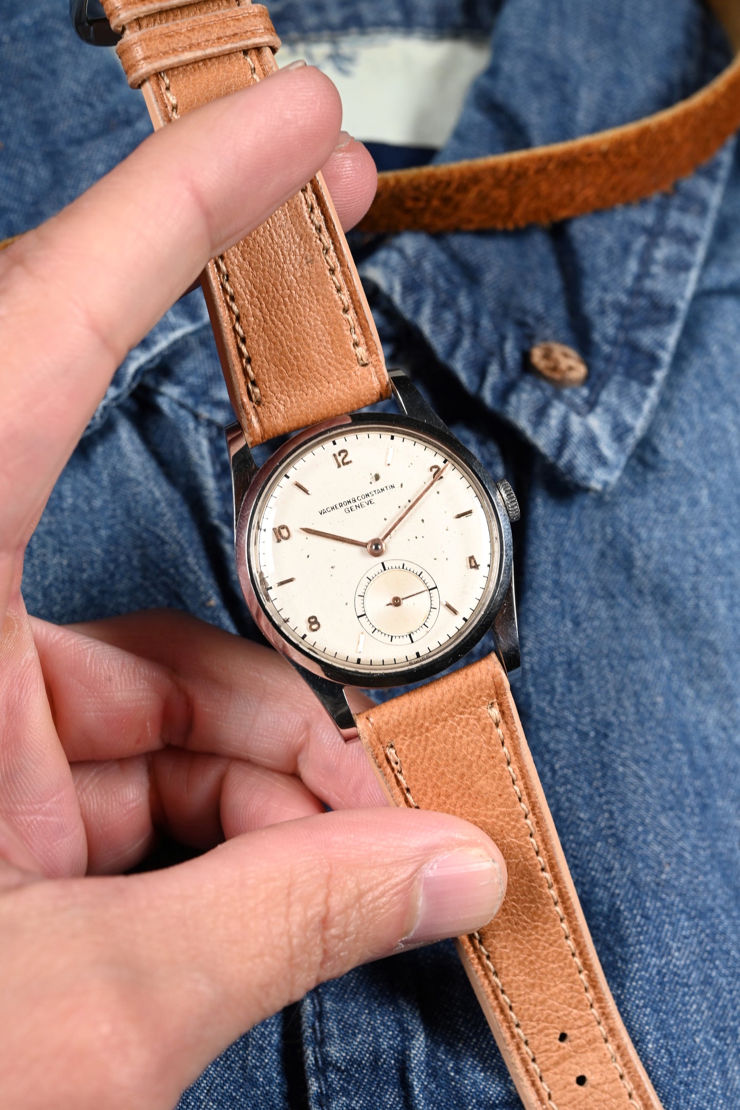 Vacheron & Constantin 4073 - Steel w/ Rose Gold indices