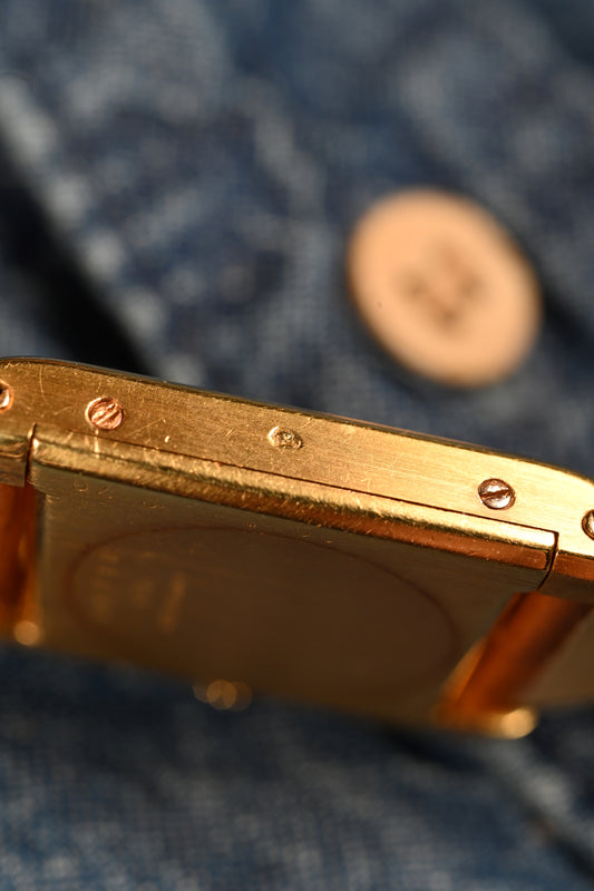 Cartier Tank Normale New York with eagles head French hallmark