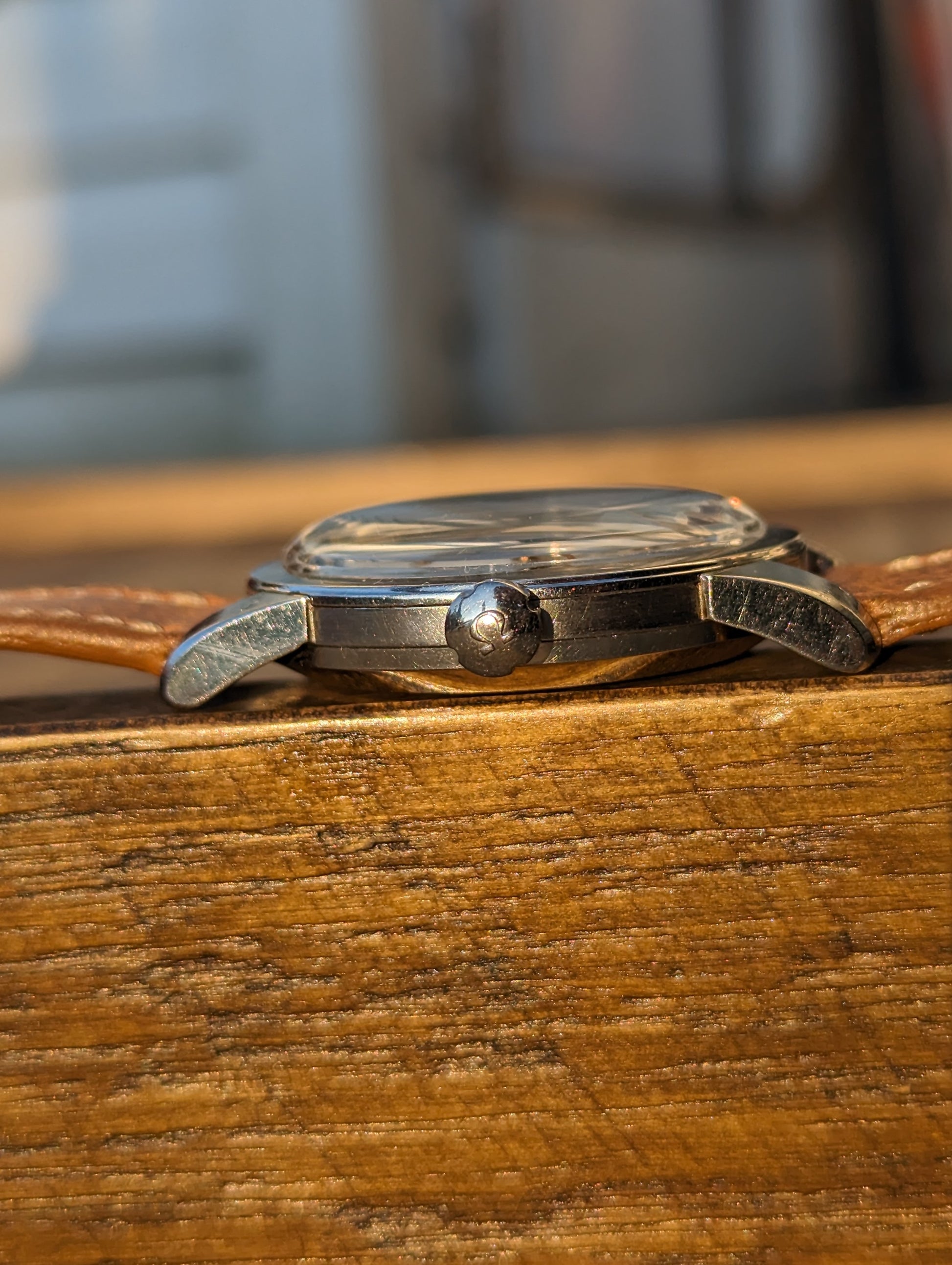Vintage Omega Seamaster 2766 - Waffle/Honeycomb Dial crown