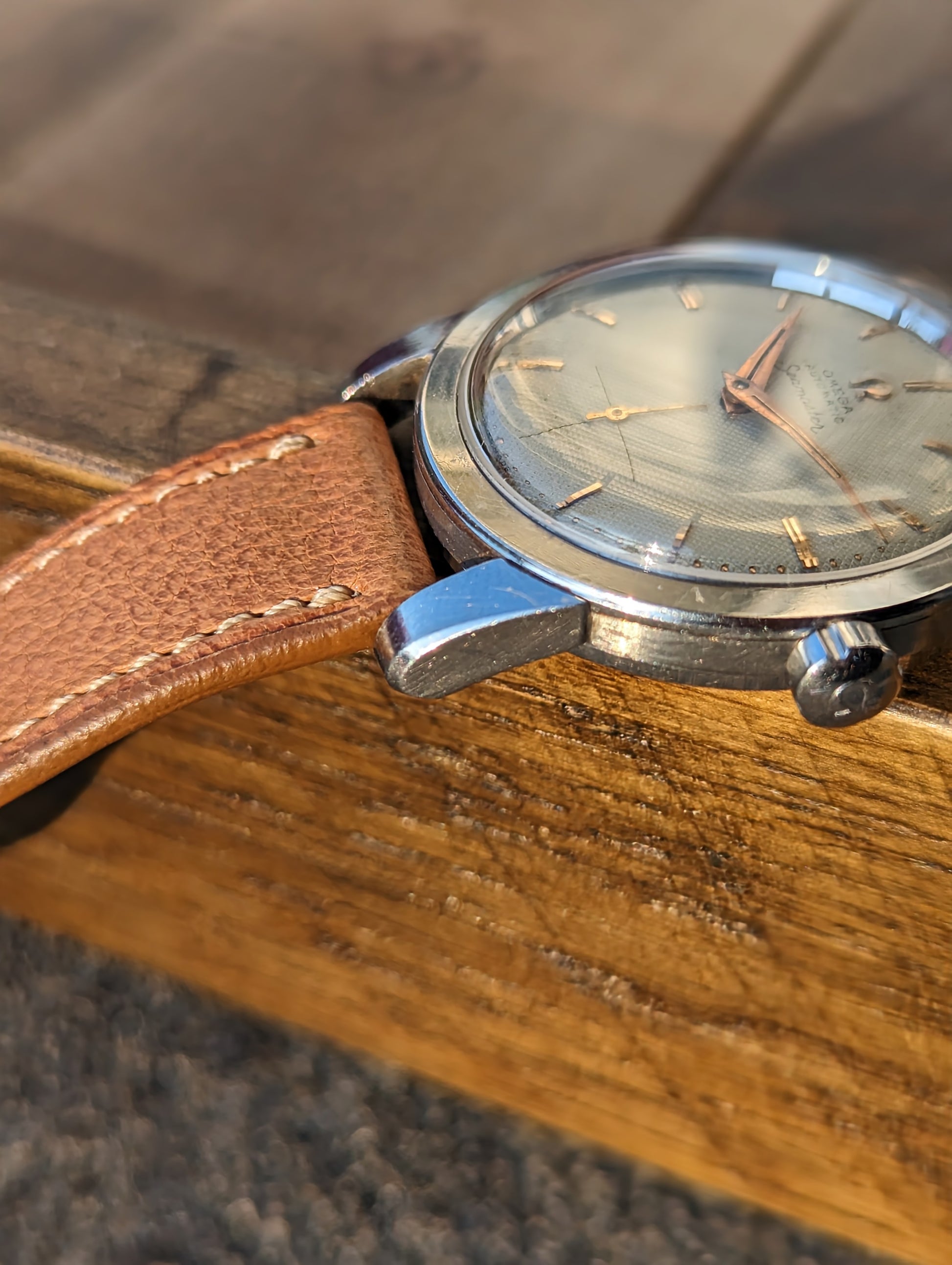Vintage Omega Seamaster 2766 - Waffle/Honeycomb Dial lug