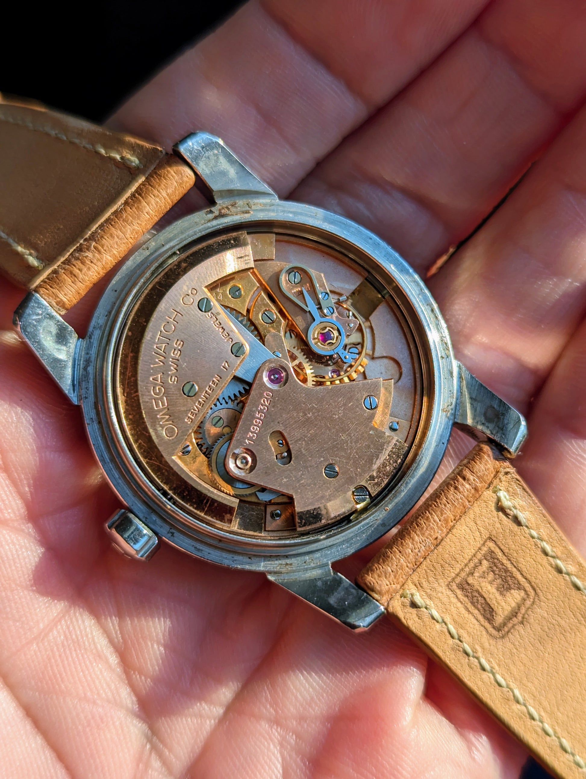 Vintage Omega Seamaster 2766 - Waffle/Honeycomb Dial movement caliber calibre bumper automatic