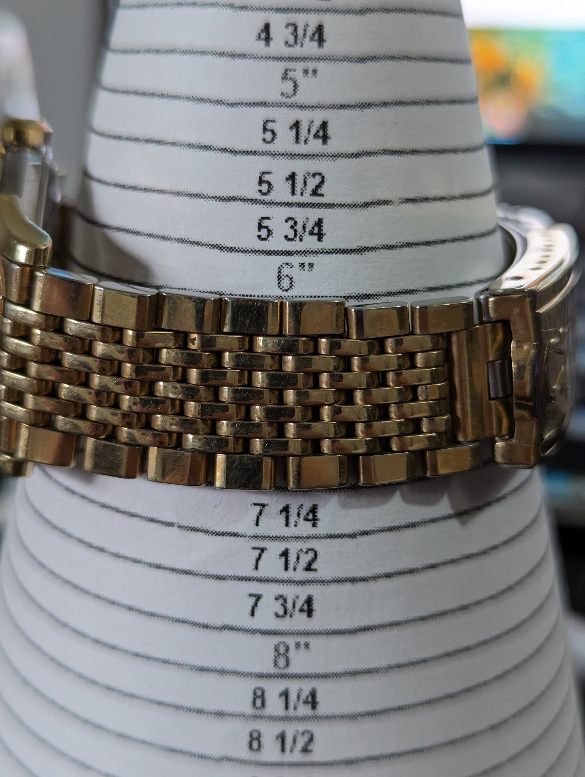 Vintage Omega Constellation 14393 - Rail Track Dial bracelet size