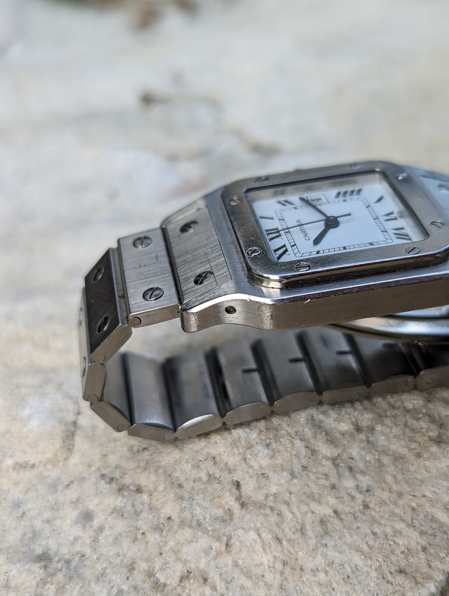 My Personal Collection: Vintage Cartier Santos Carree 2960 - Unpolished