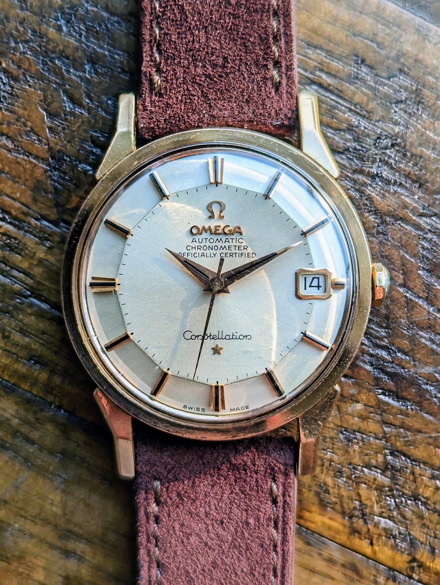 Omega Constellation 168.005 - Pink Gold Capped