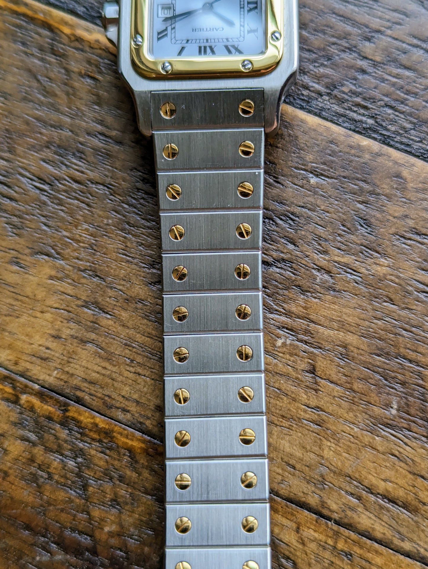 Vintage Cartier Santos Carree 2961 bracelet 2