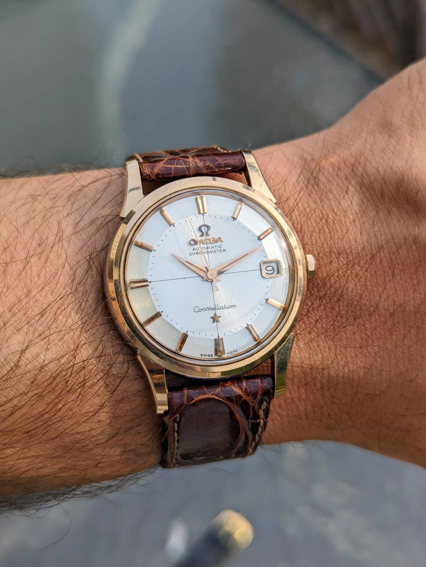 Omega Constellation 14393 - Pink Gold: Unpolished.