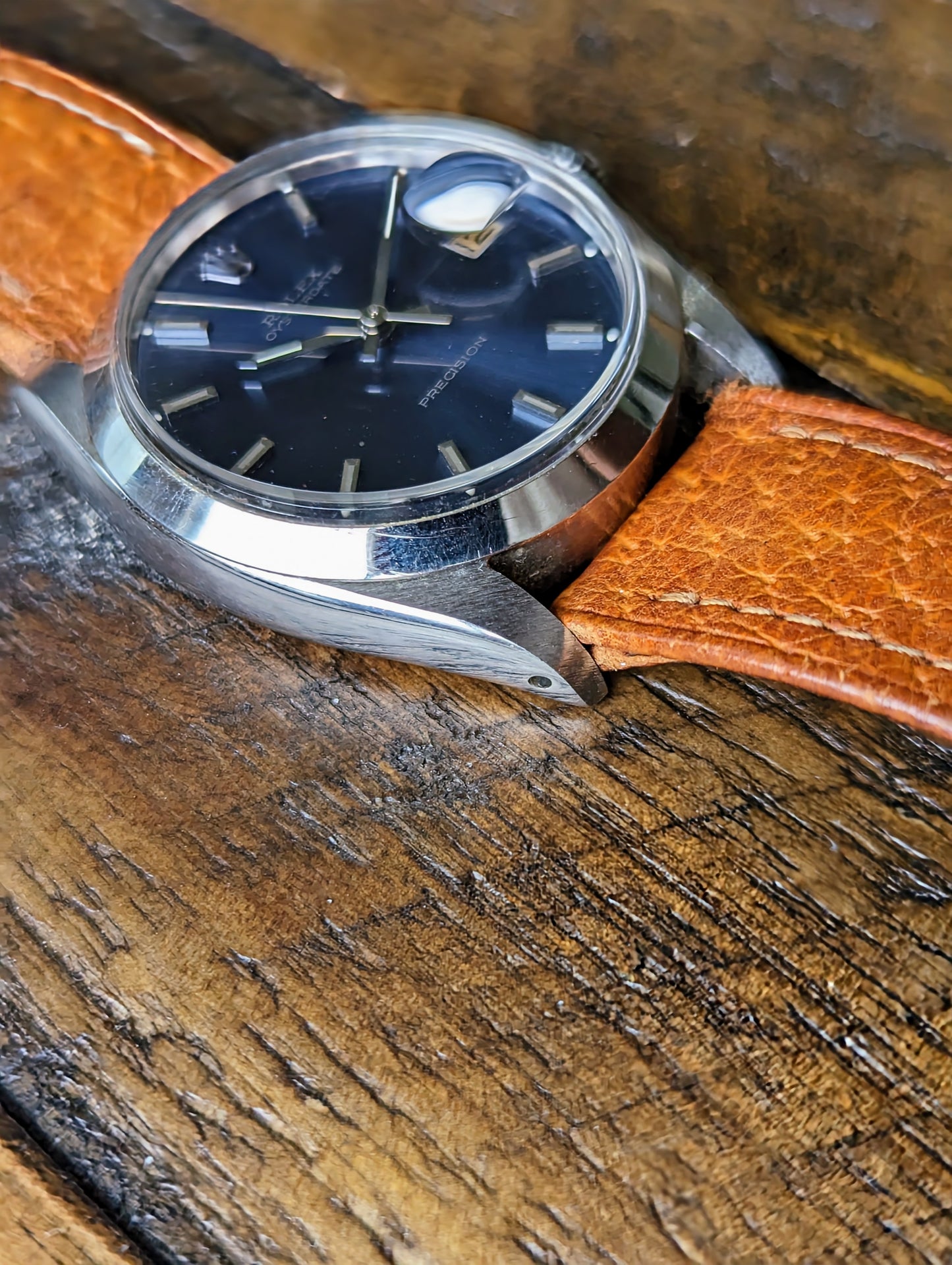 Rolex Oysterdate 6694  - Blue Dial