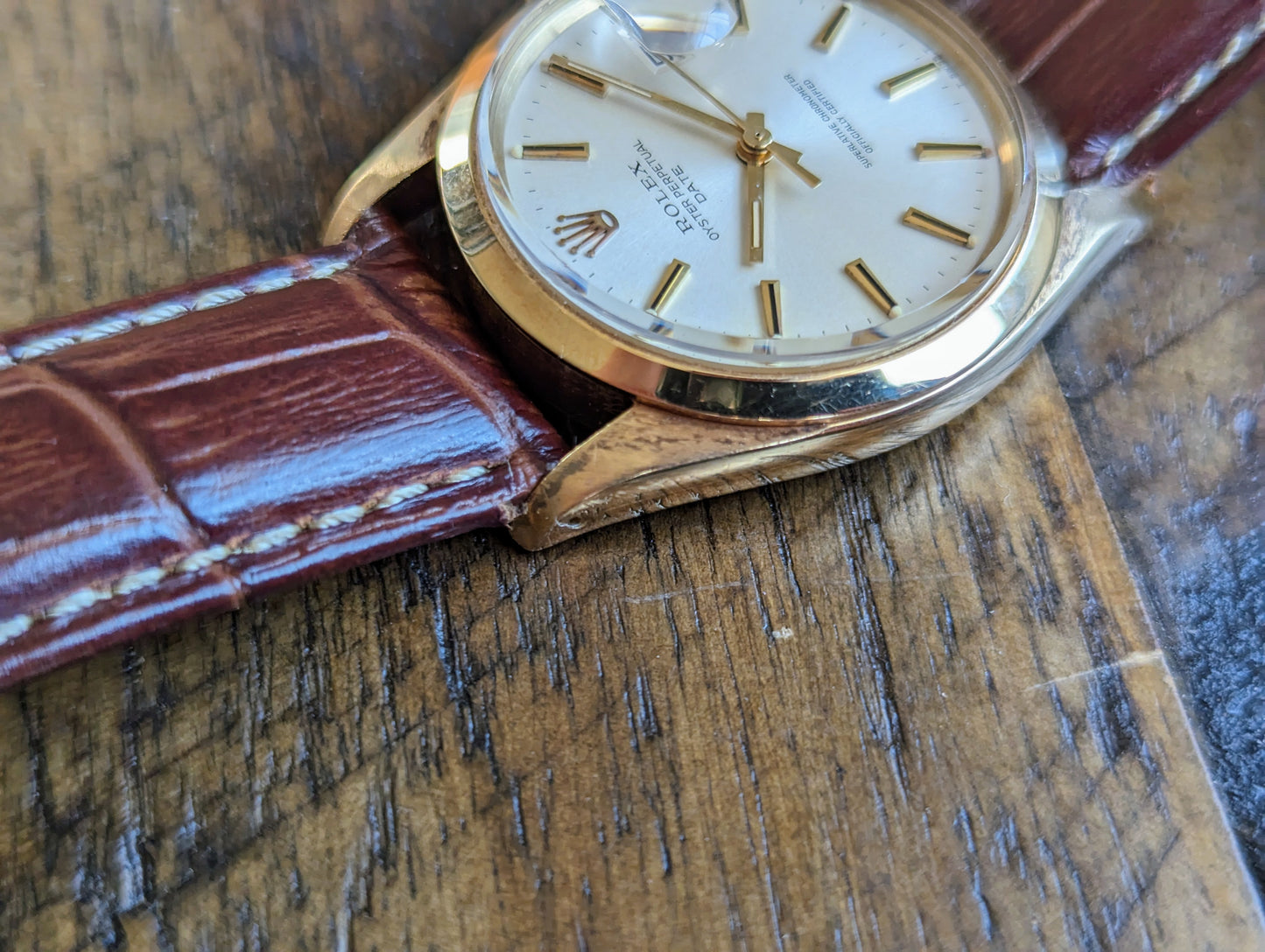 Rolex Date 1500 - 14k