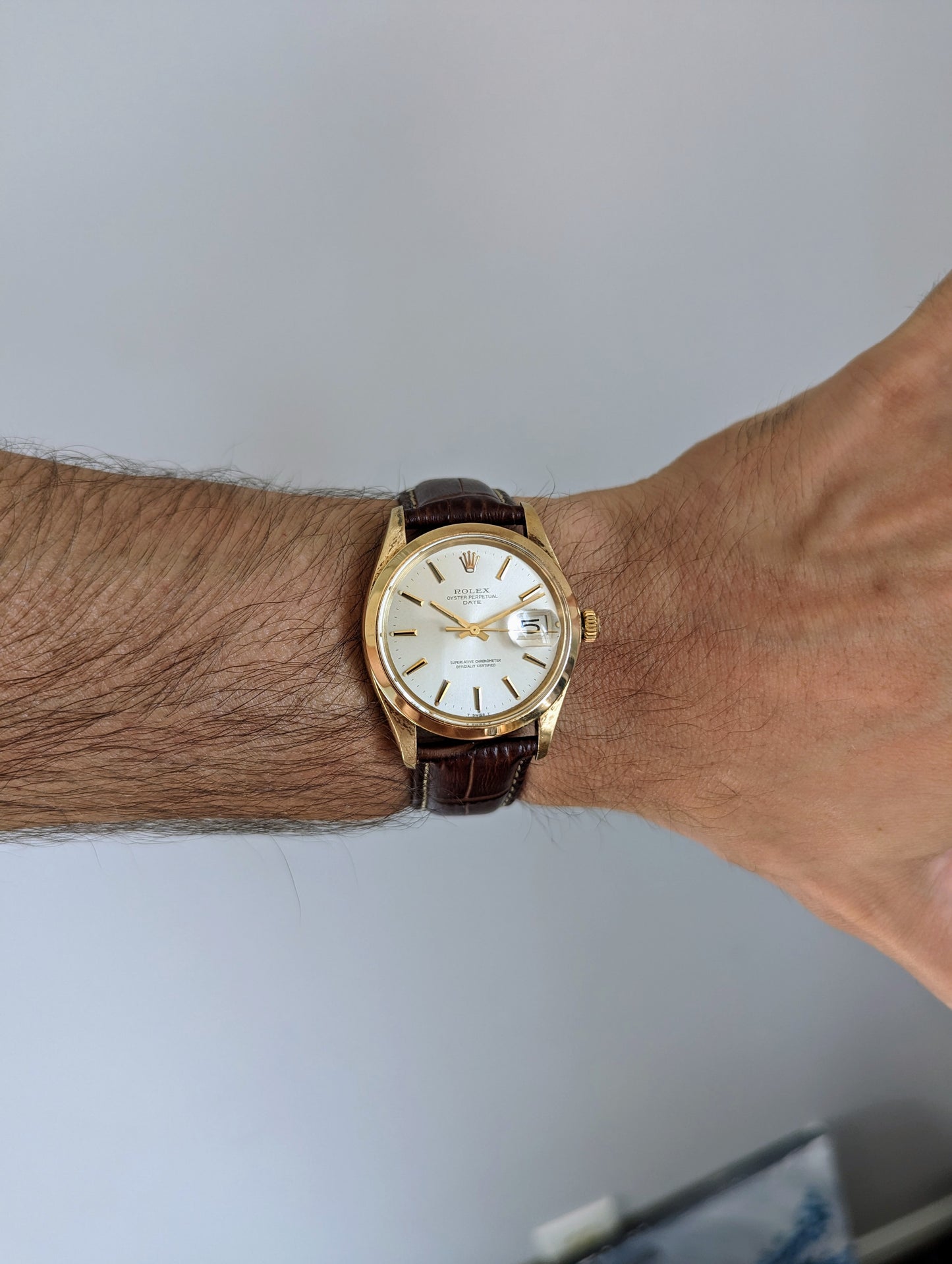 Rolex Date 1500 - 14k