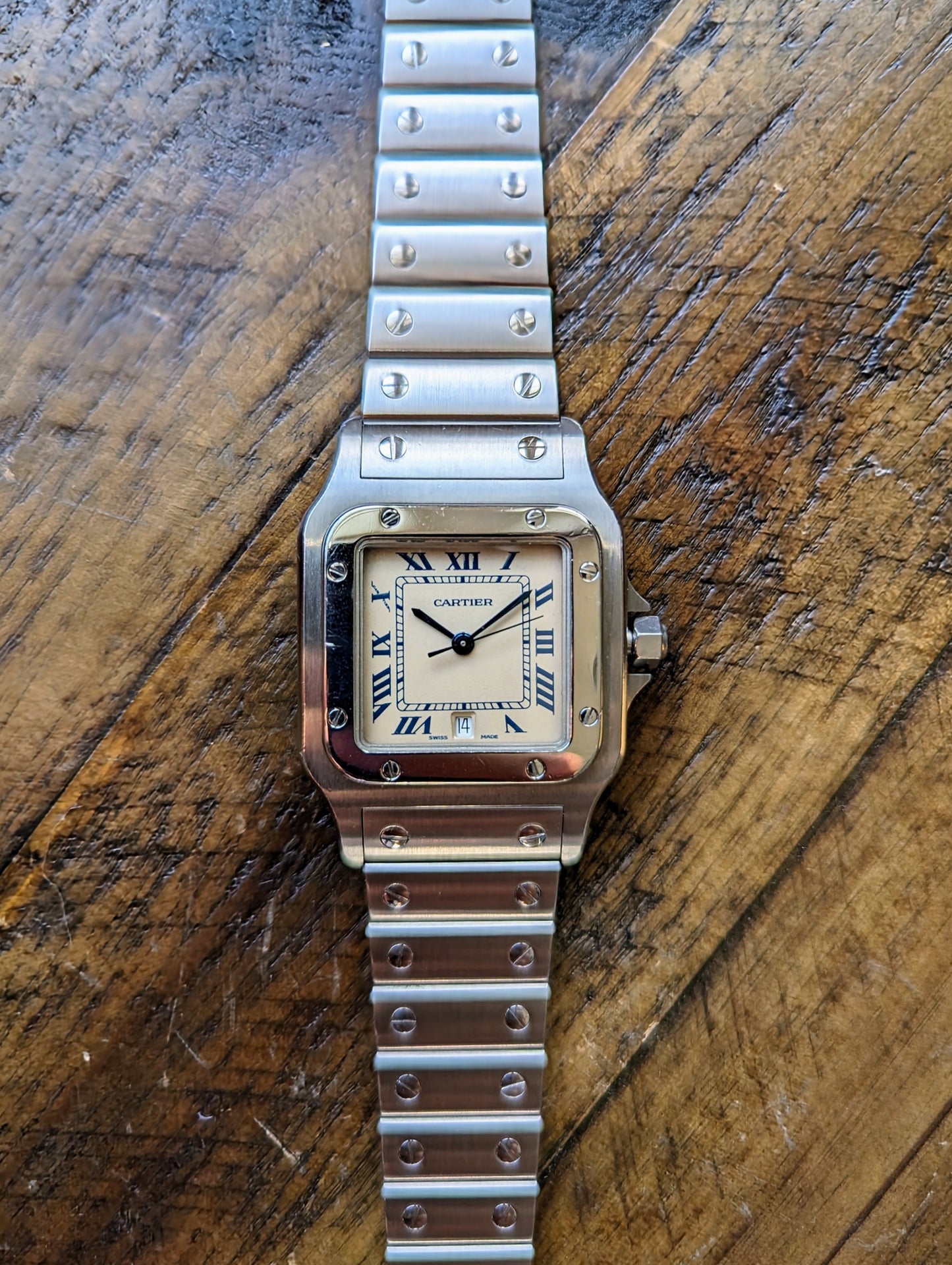 Cartier Santos Galbee - w/ certificate and pamphlets