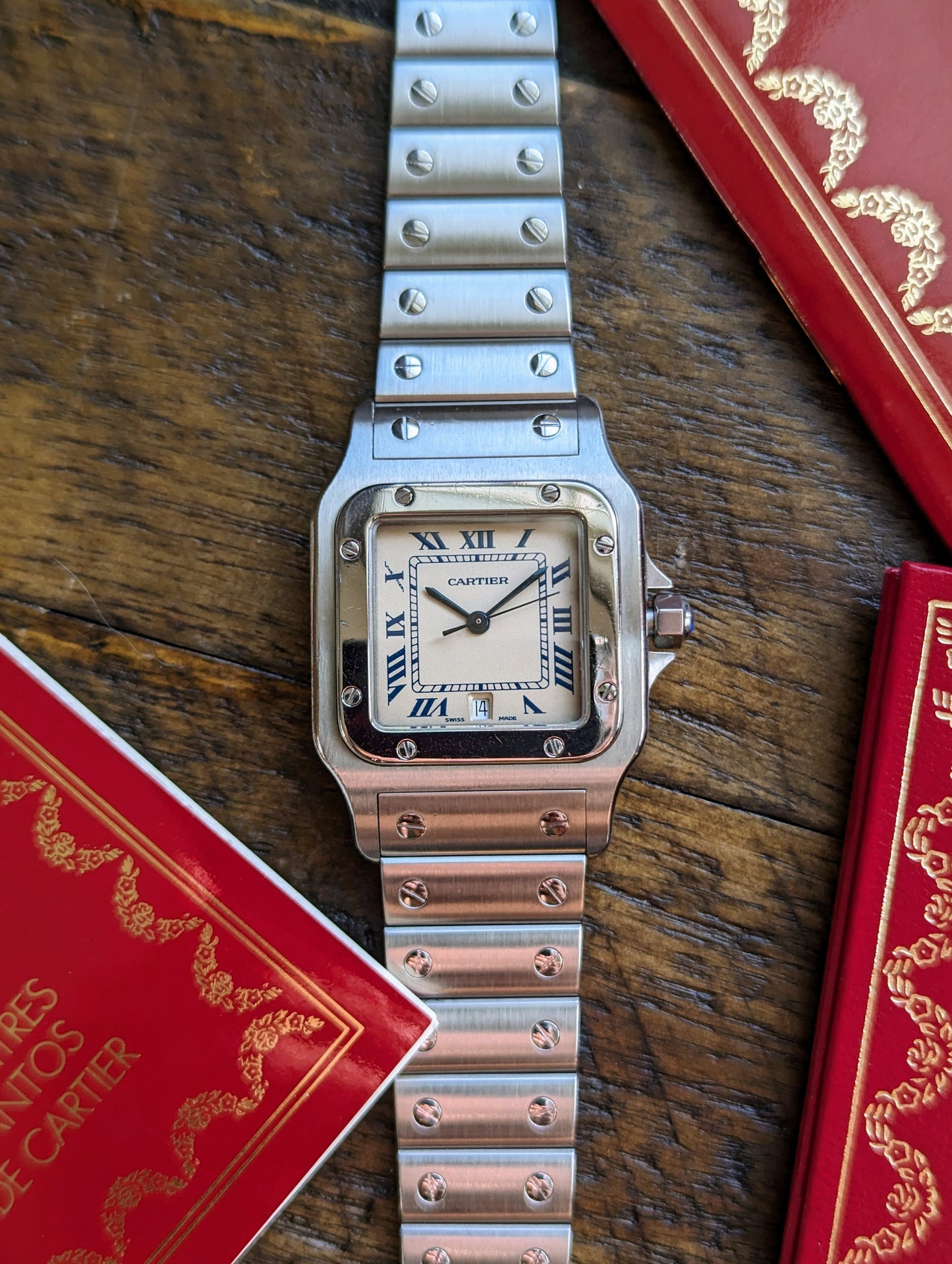 Cartier Santos Galbee - w/ certificate and pamphlets