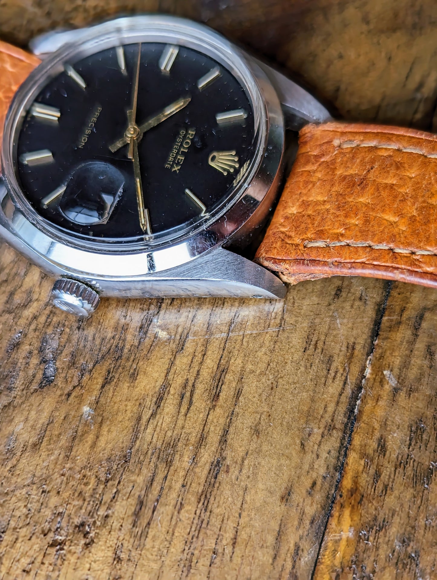 Rolex Oysterdate 6694  - Matte Black Dial