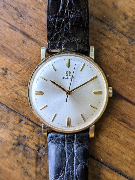 Omega Automatic - 14kt Yellow Gold w/ original strap and buckle