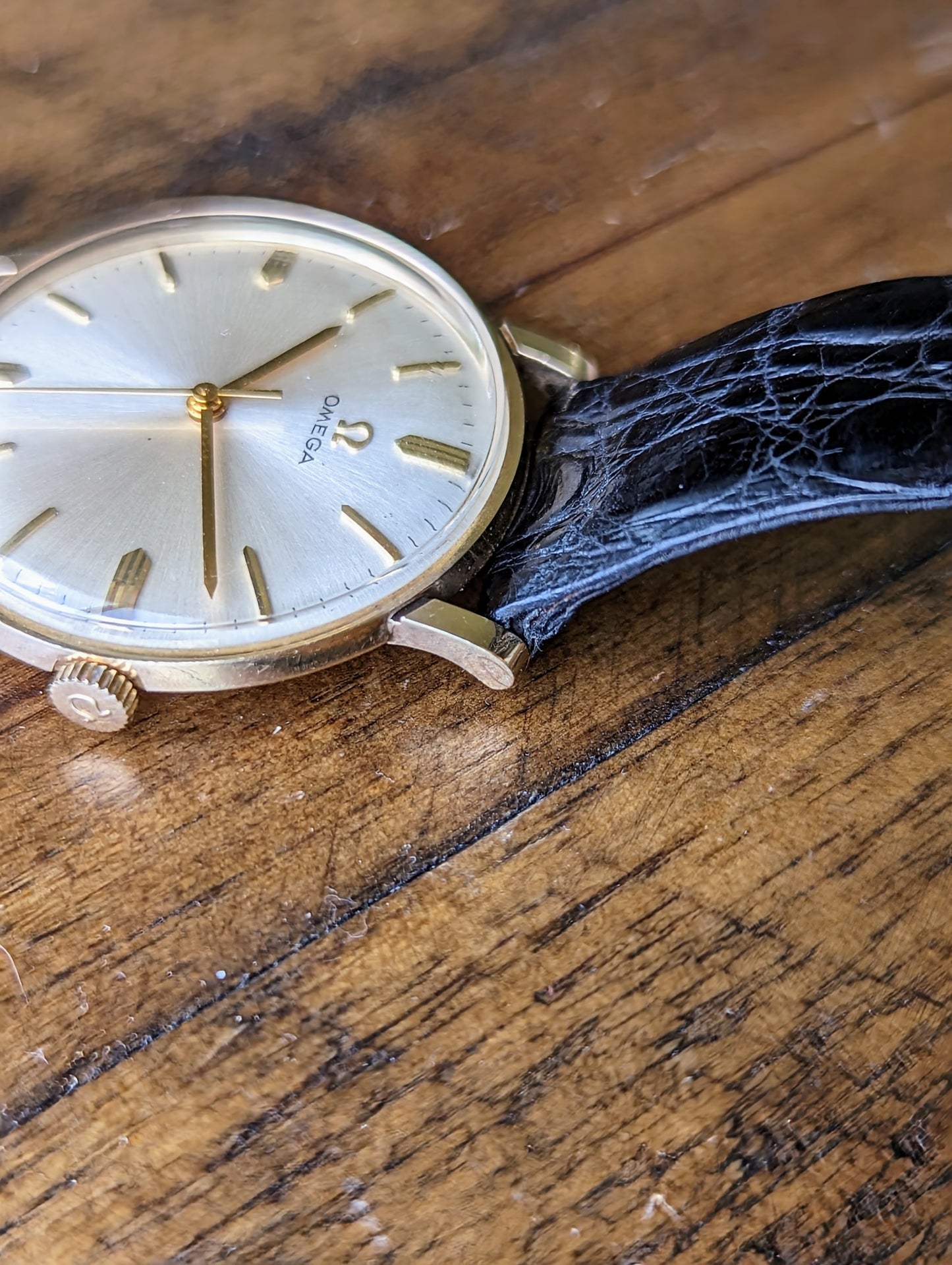 Omega Automatic - 14kt Yellow Gold w/ original strap and buckle