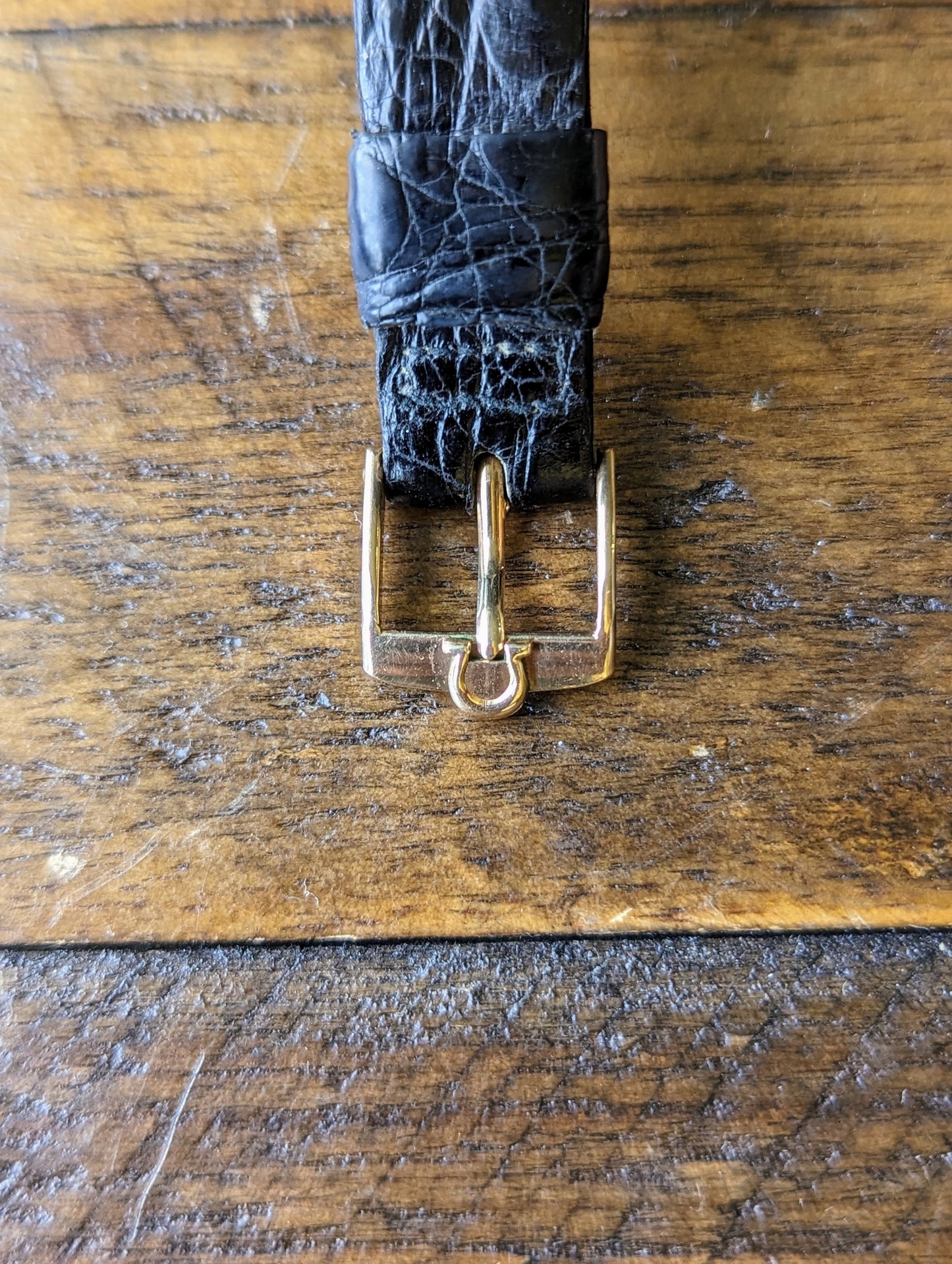 Omega Automatic - 14kt Yellow Gold w/ original strap and buckle