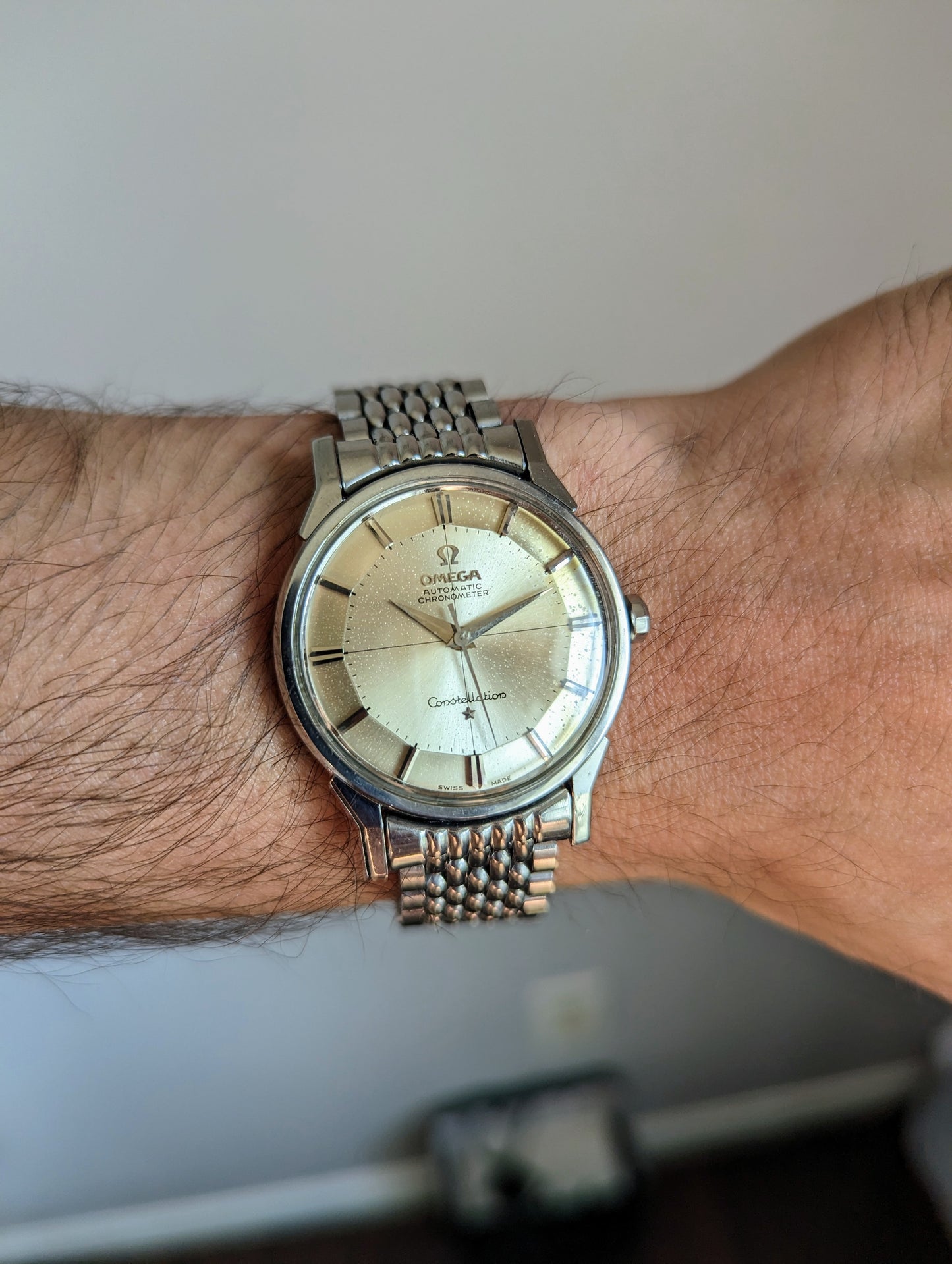 Omega Constellation 167.005 - Pie Pan w/ BOR Bracelet.