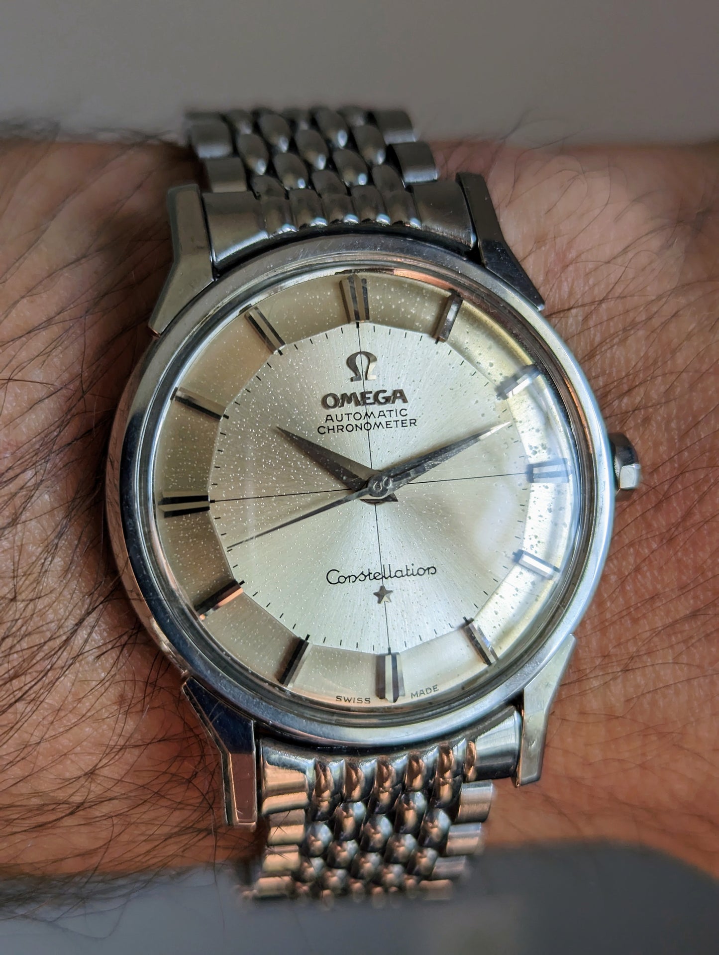Omega Constellation 167.005 - Pie Pan w/ BOR Bracelet.