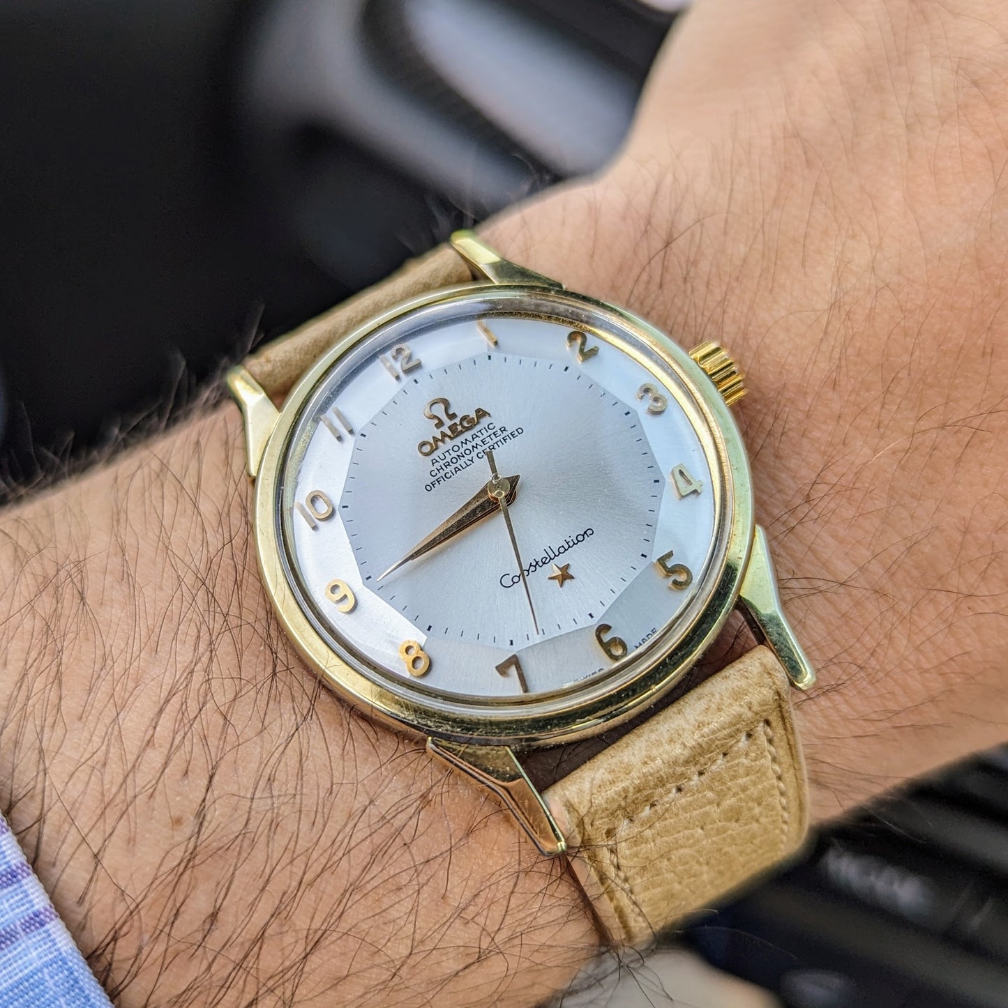 Vintage Omega Constellation 14900 Pie Pan Full Arabic Numerals