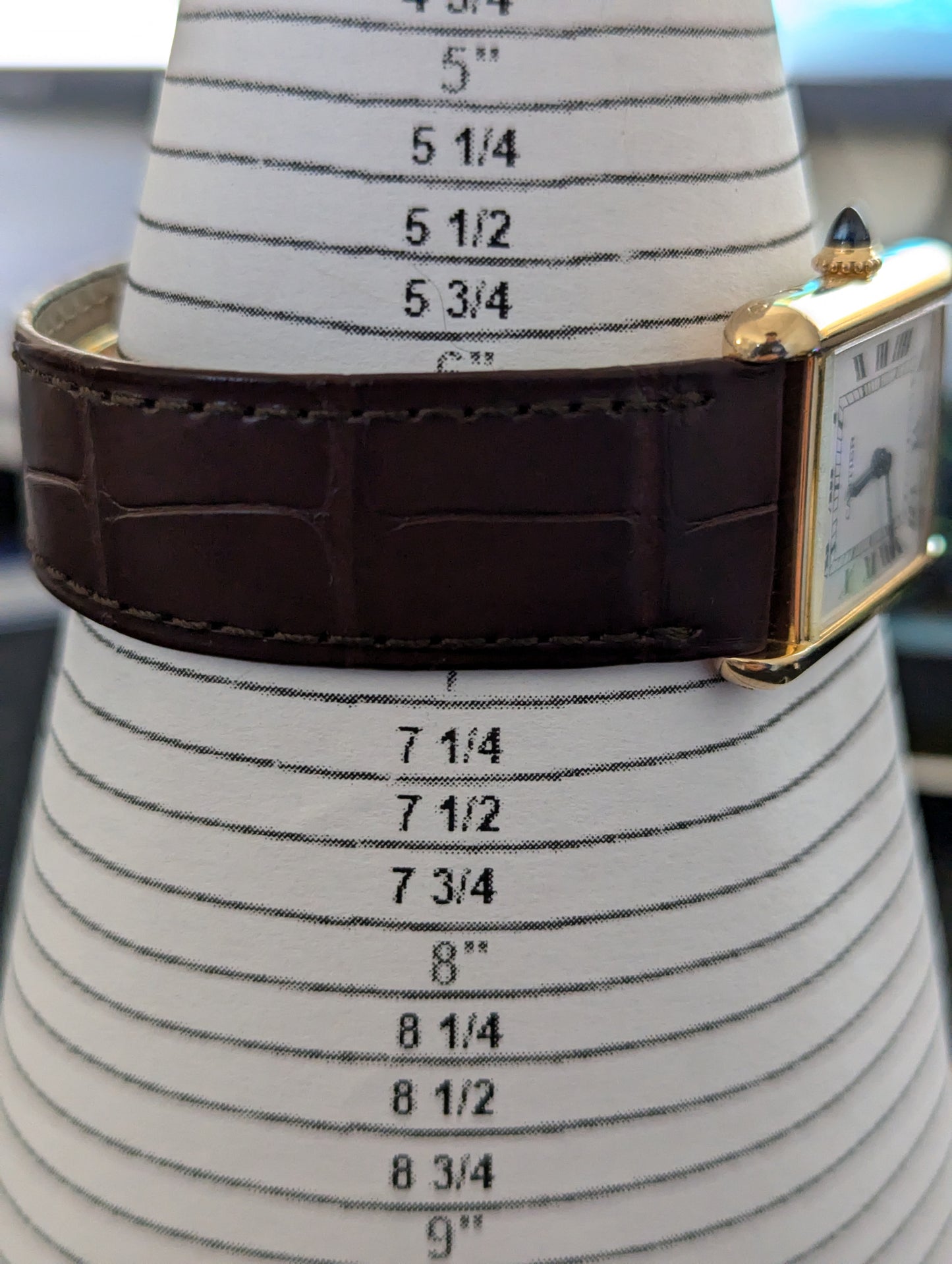 Cartier Tank Louis 78086 wrist size