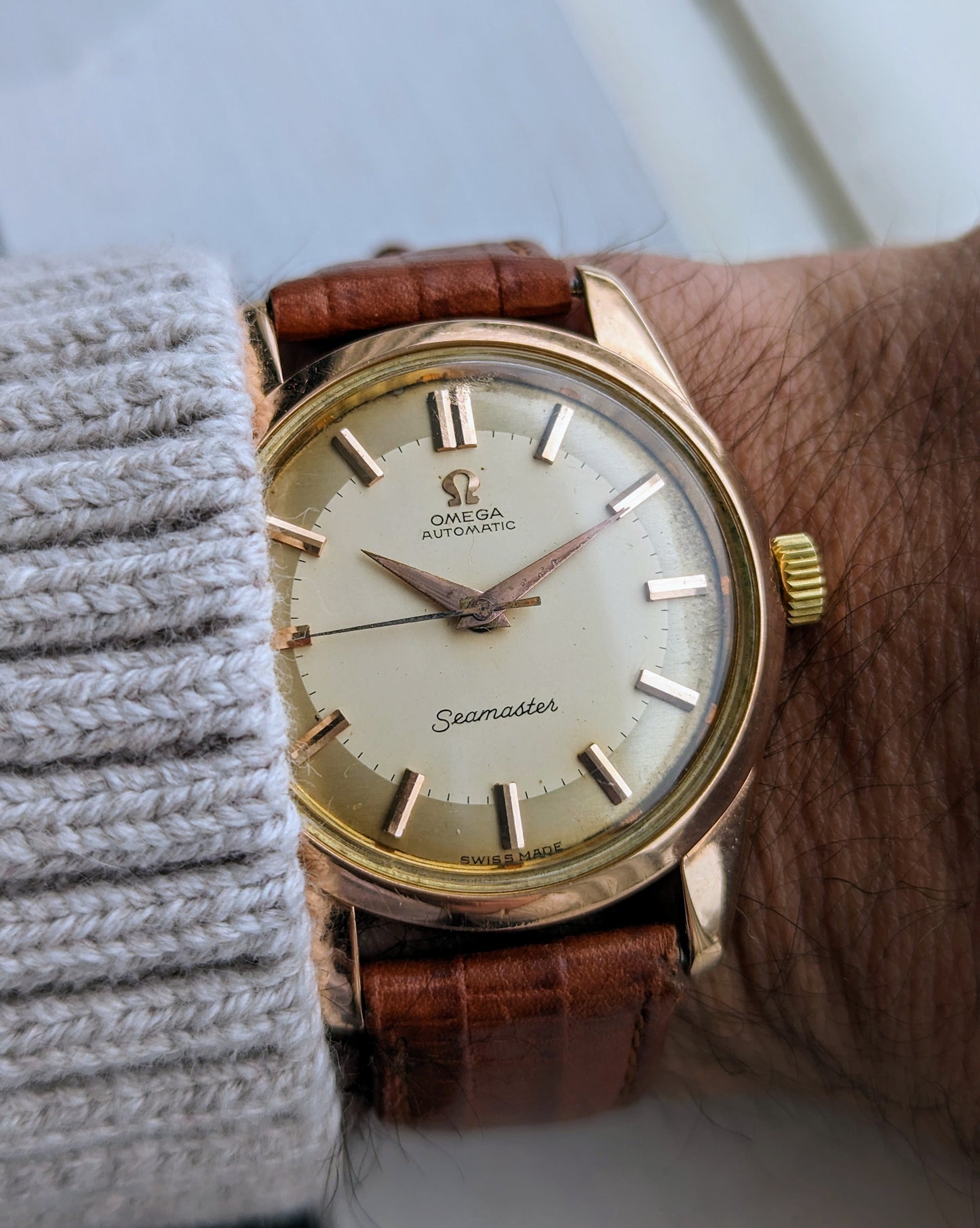 Vintage Omega Seamaster 2975 wrist shot