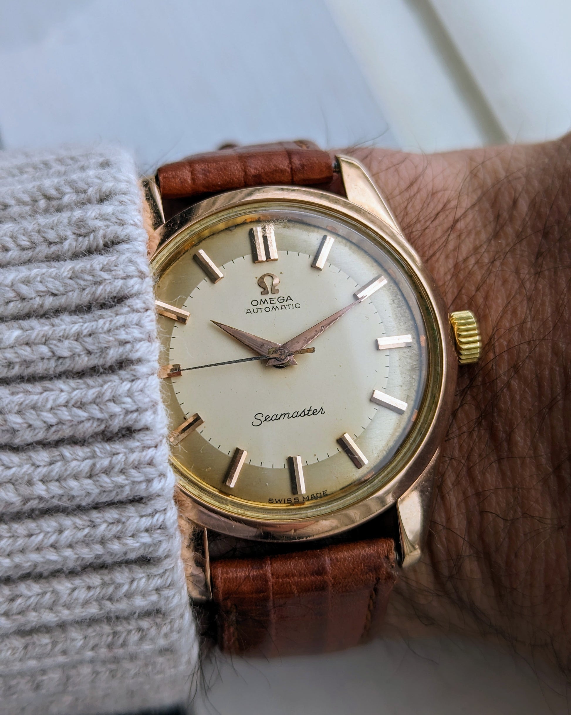 Vintage Omega Seamaster 2975 wrist shot
