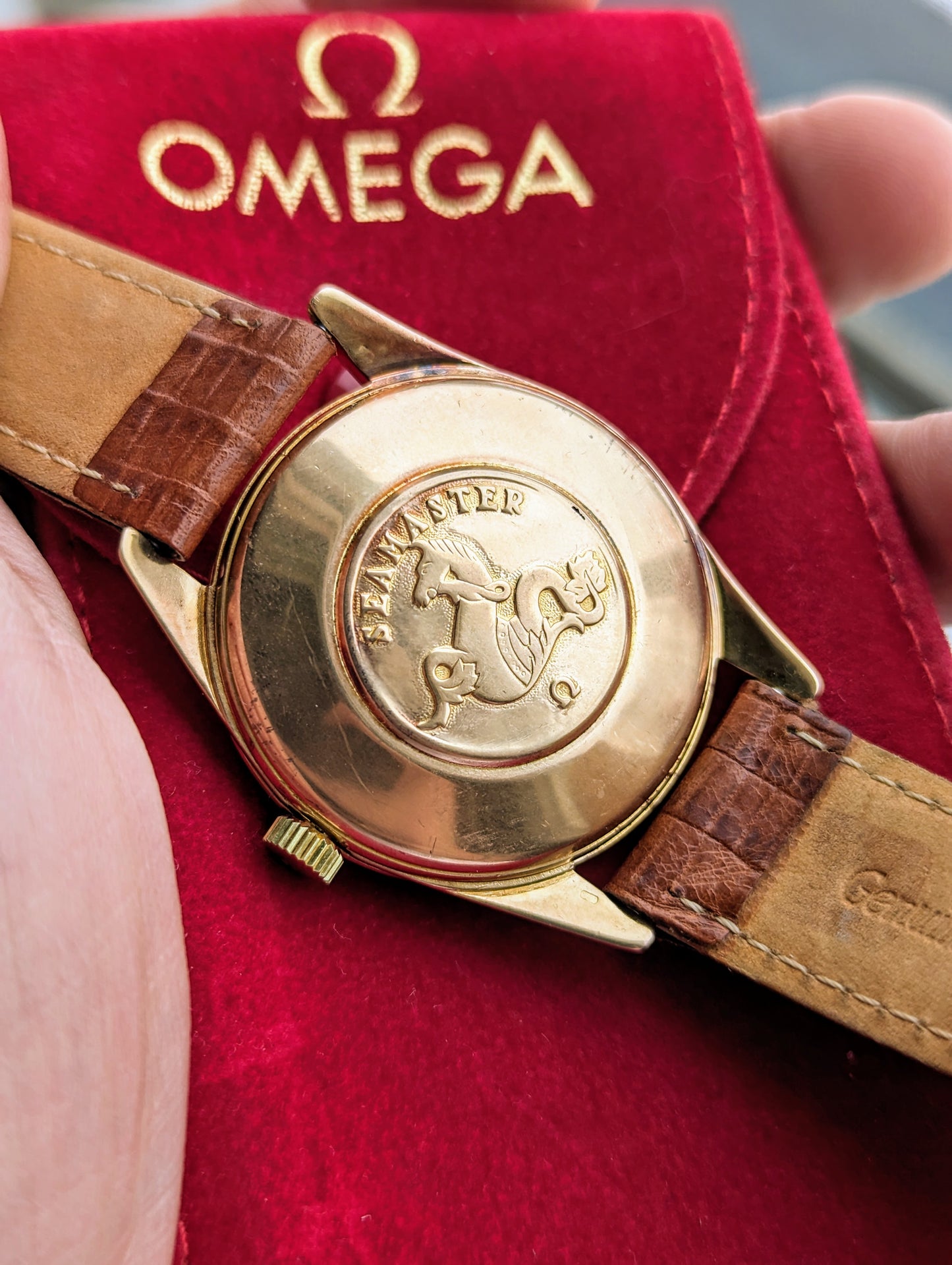 Vintage Omega Seamaster 2975 seamaster medallion hippocampus seamonster