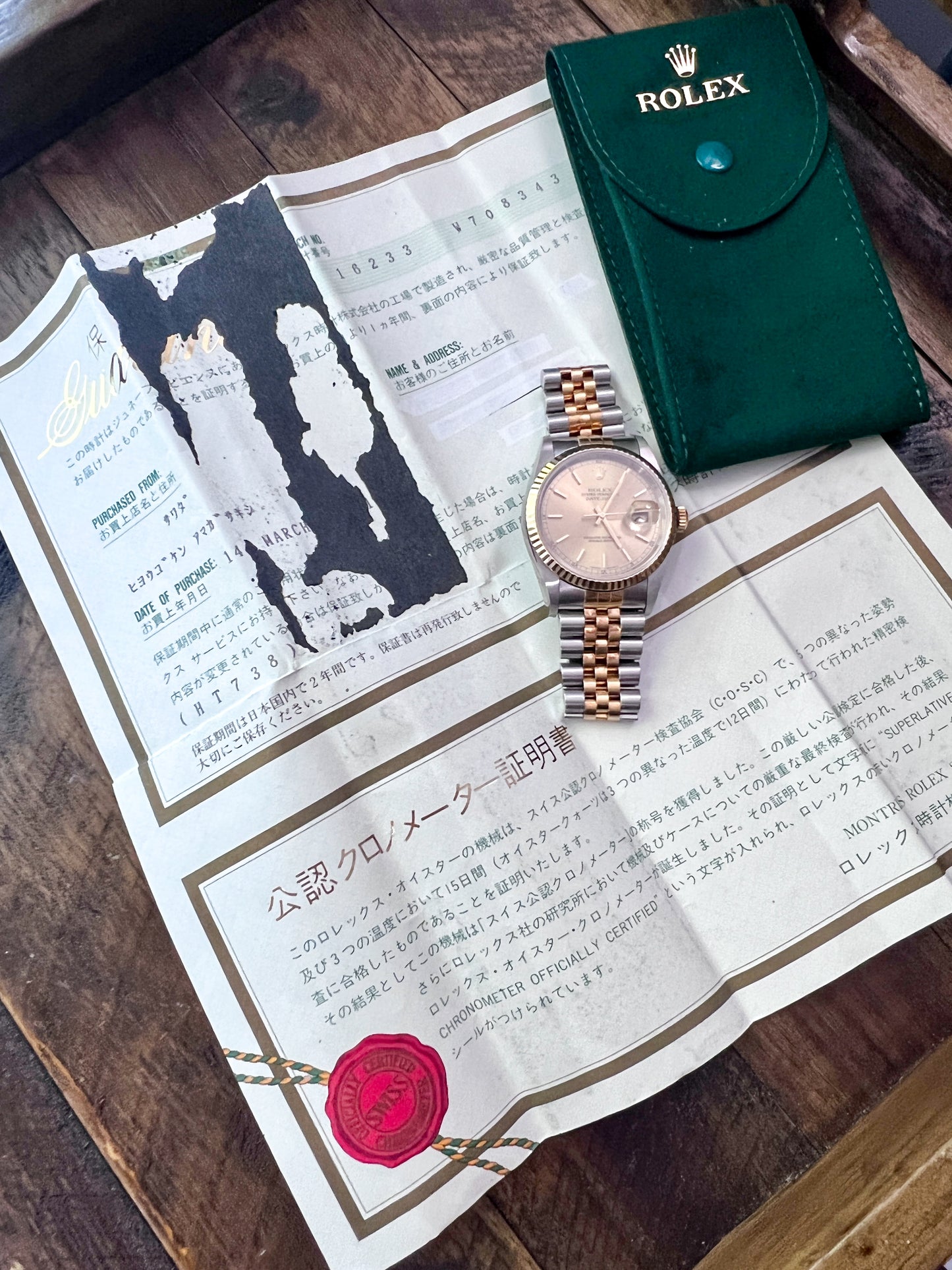 Rolex Datejust 16233