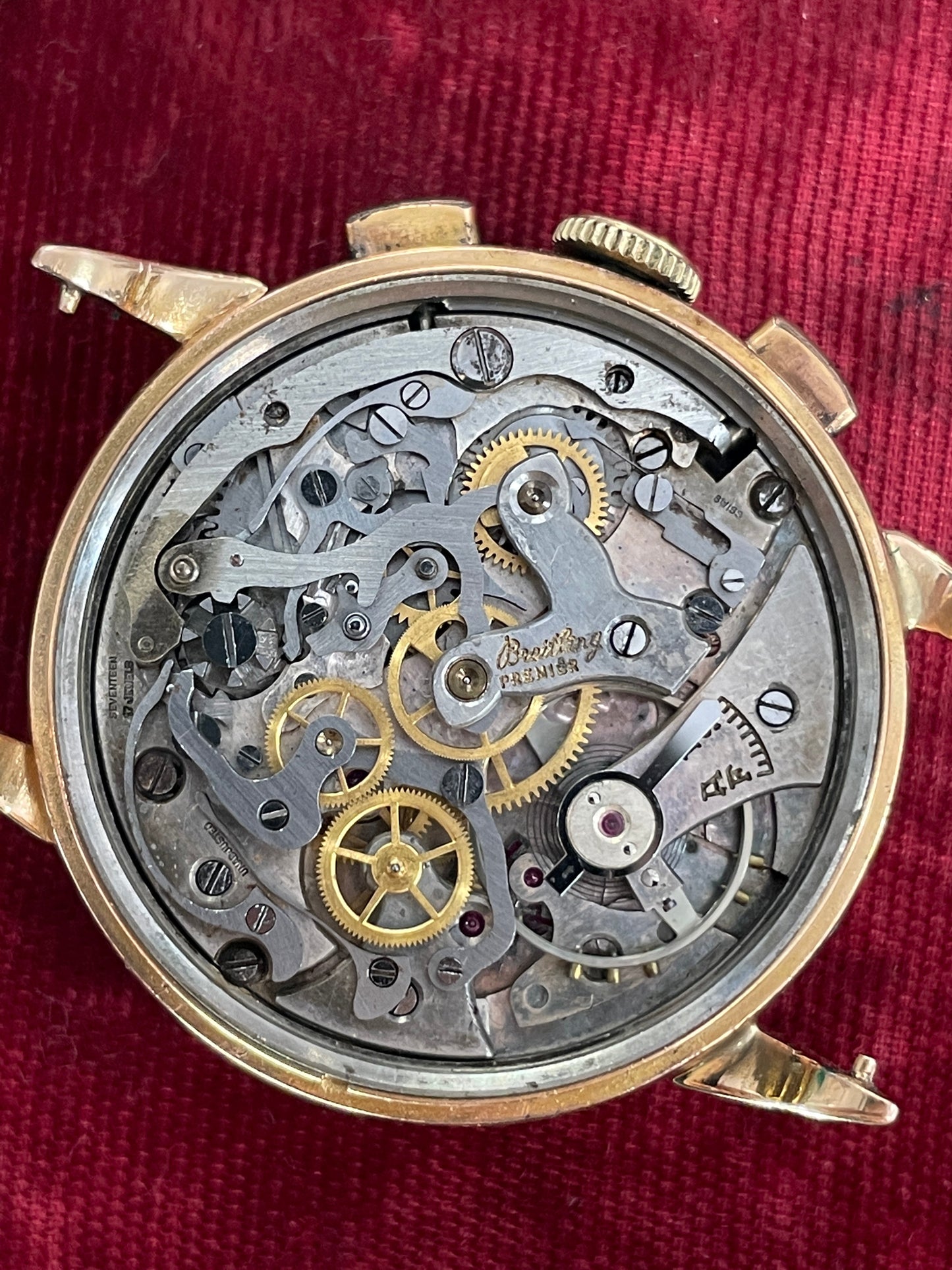 Copy of Breitling Premier 797 18k Rose Gold Chronograph