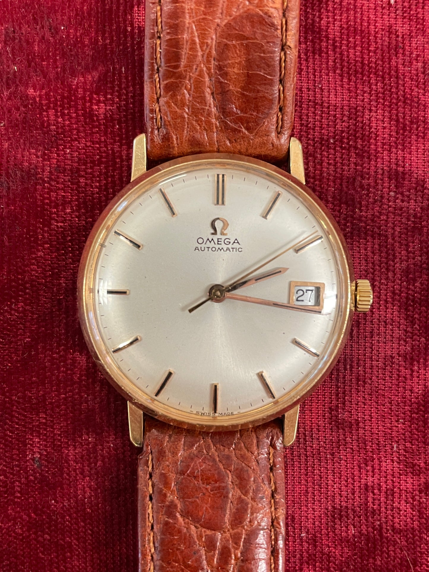 Vintage Omega Seamaster 14kt front 2