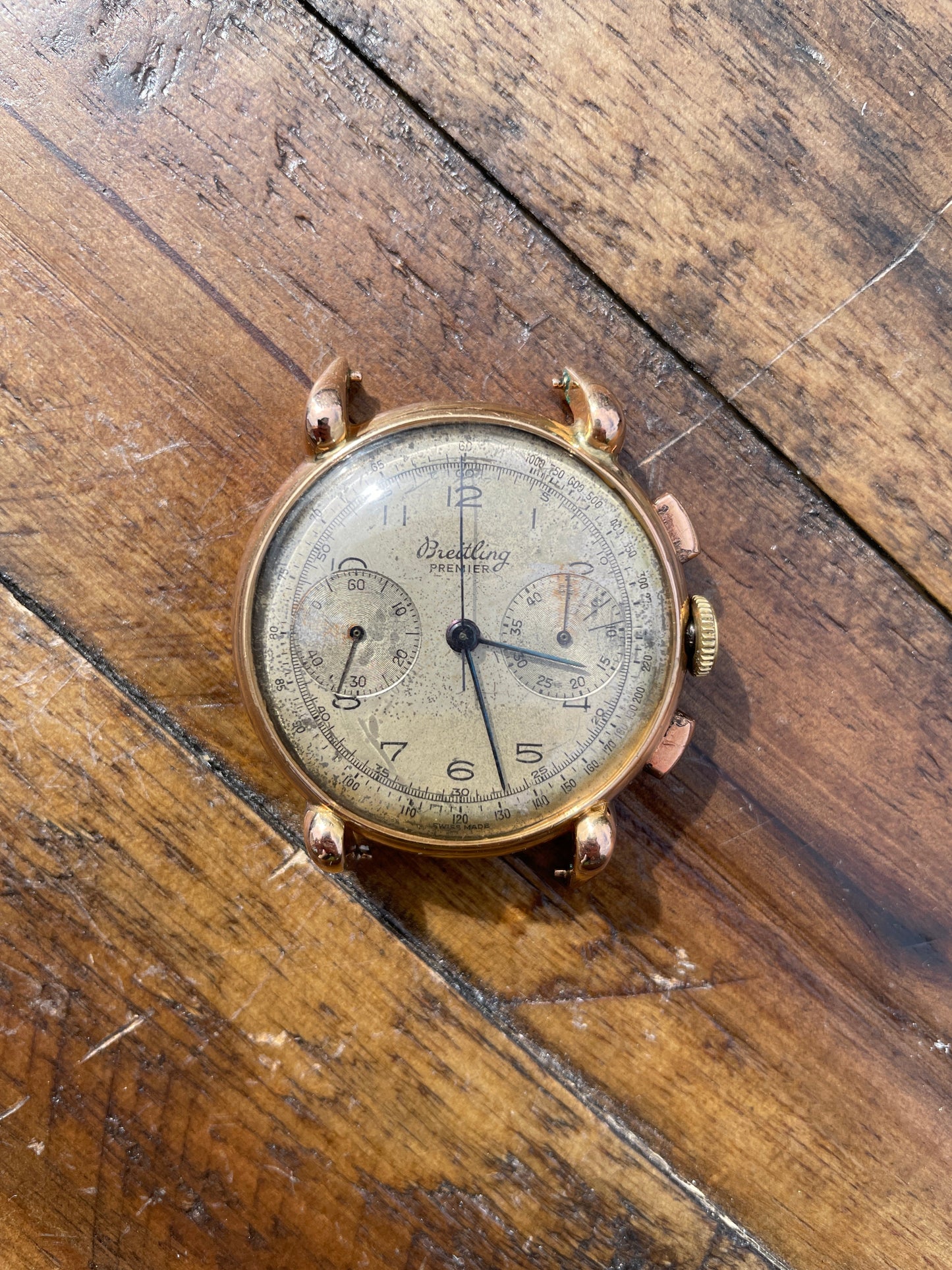 Copy of Breitling Premier 797 18k Rose Gold Chronograph