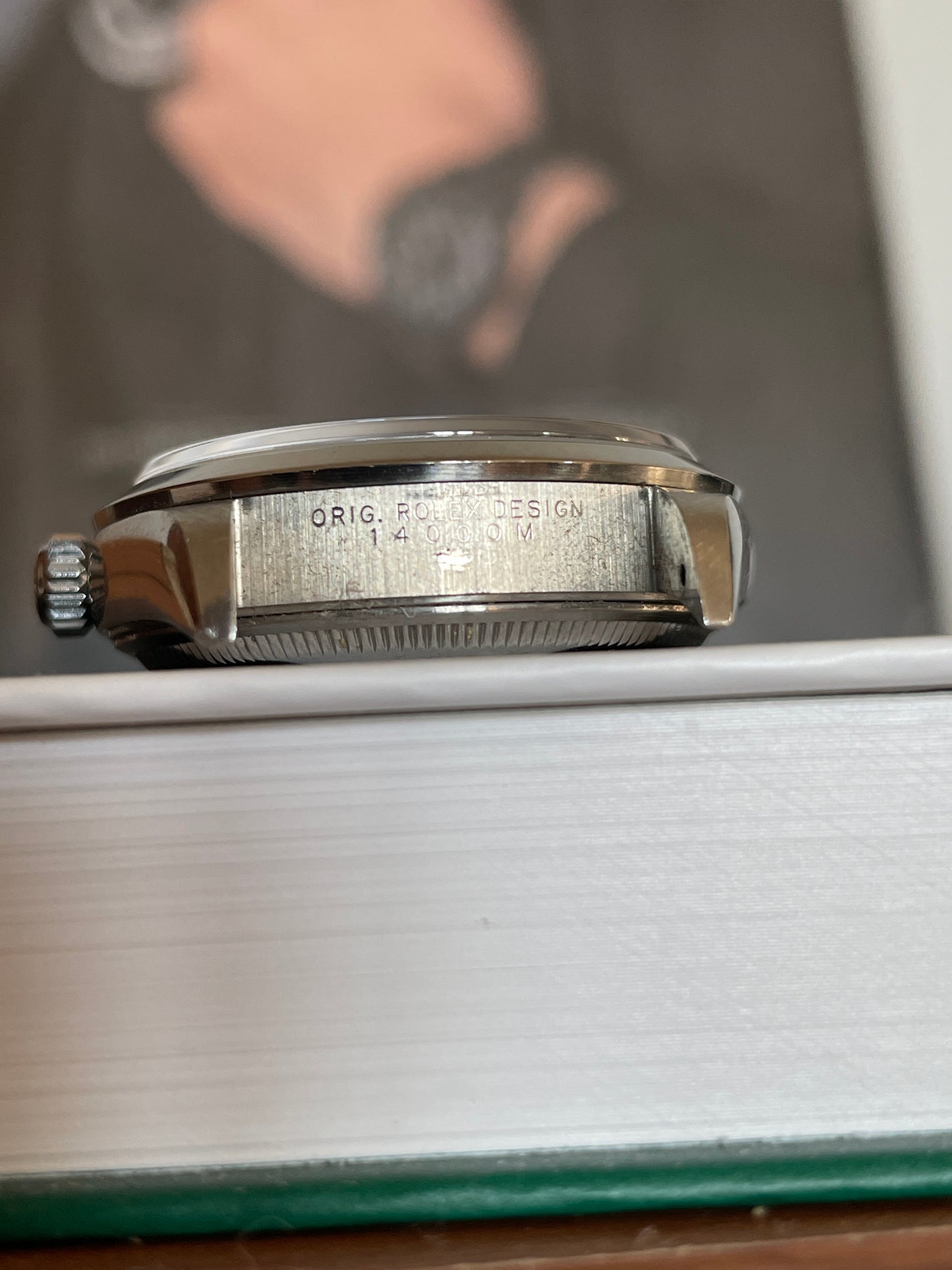 Rolex Air King - 14000M - Salmon w/ Original Papers.