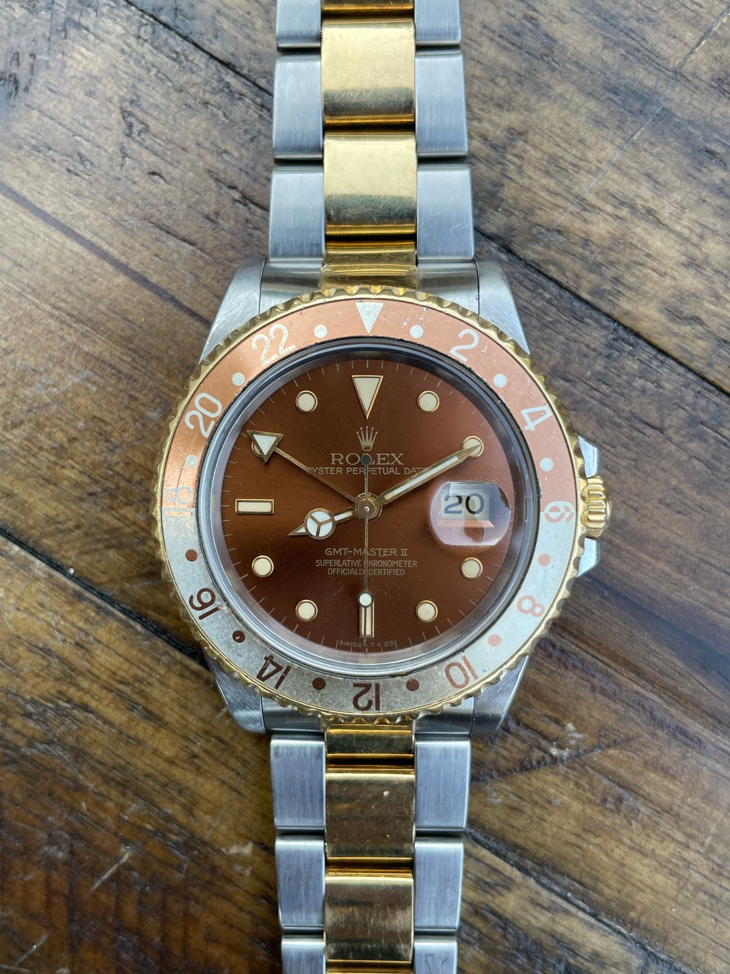 Rolex GMT-Master II 16713 Two-Tone Root Beer