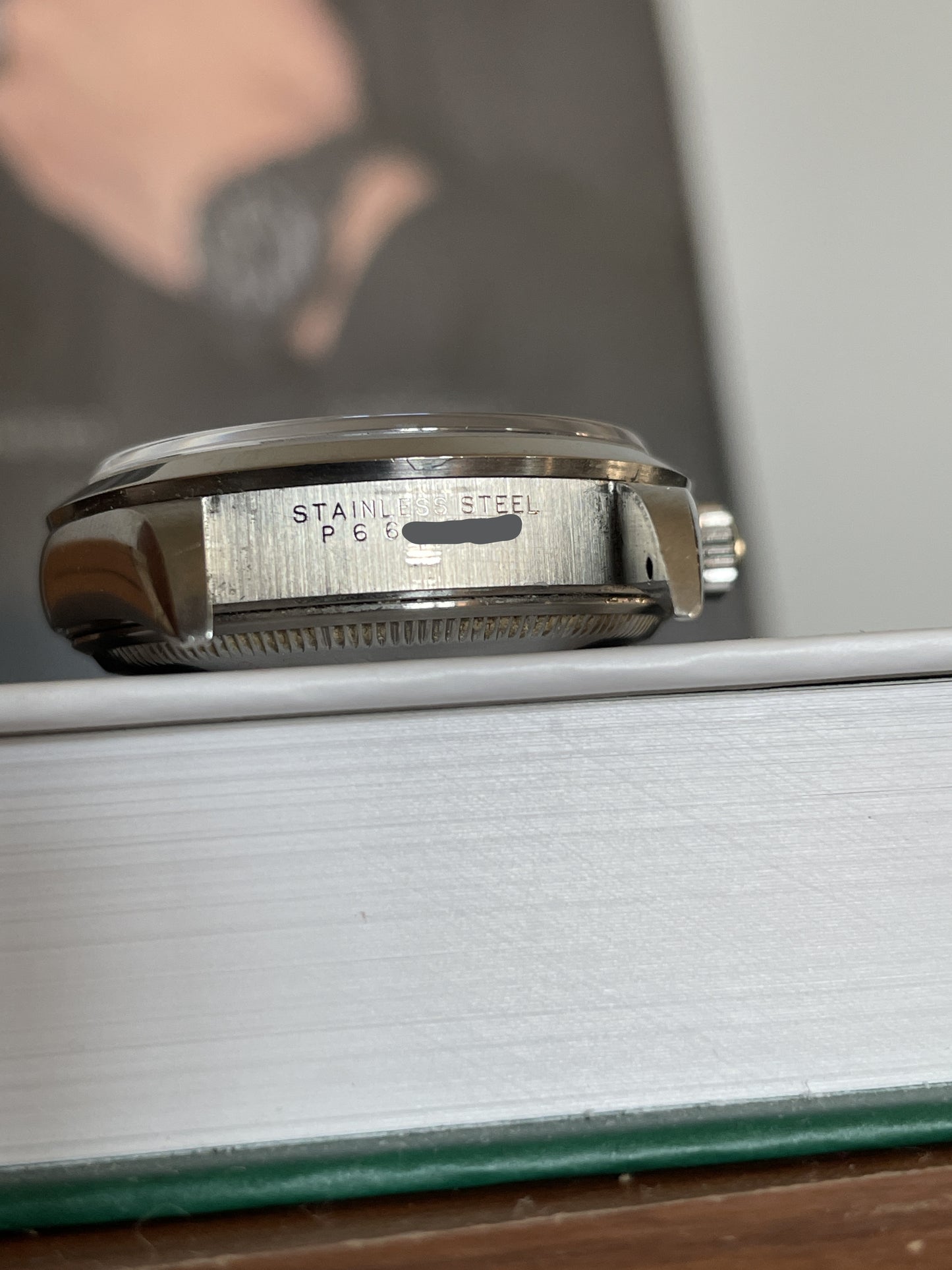 Rolex Air King - 14000M - Salmon w/ Original Papers.