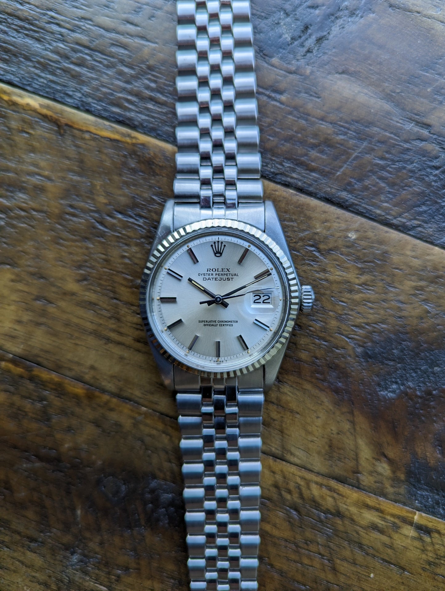 Rolex Datejust 1601 - Silver Sunburst