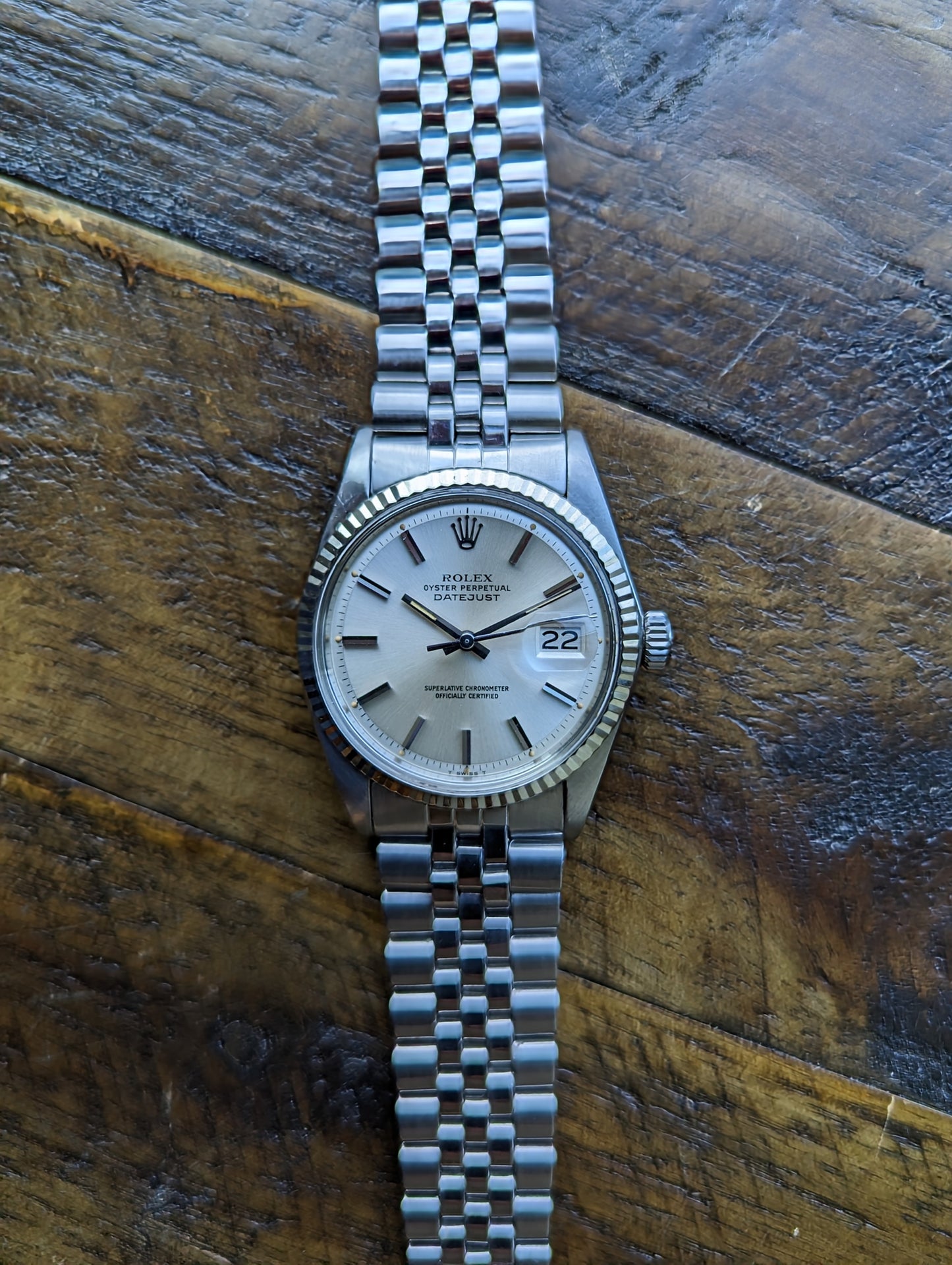 Rolex Datejust 1601 - Silver Sunburst