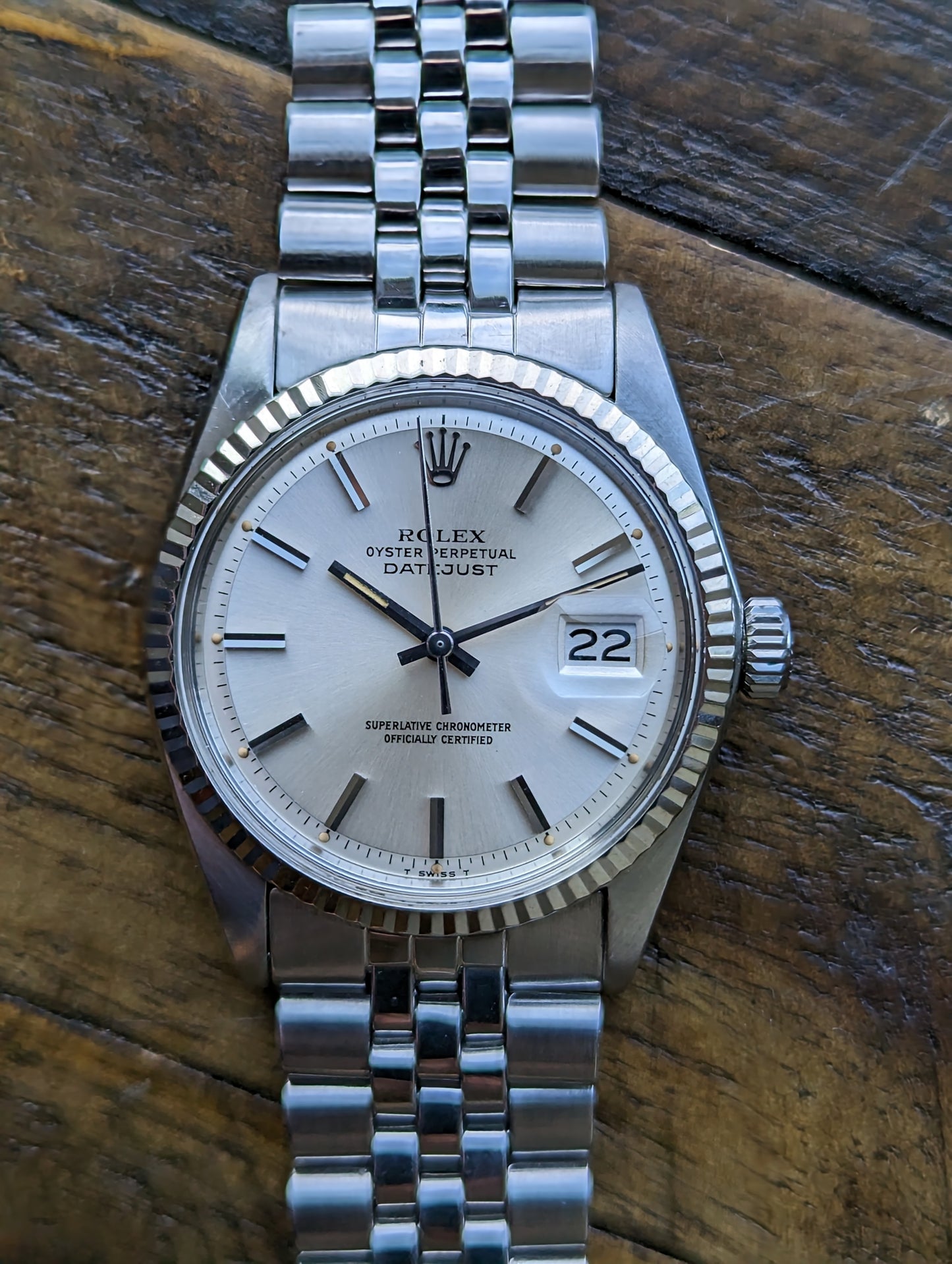 Rolex Datejust 1601 - Silver Sunburst